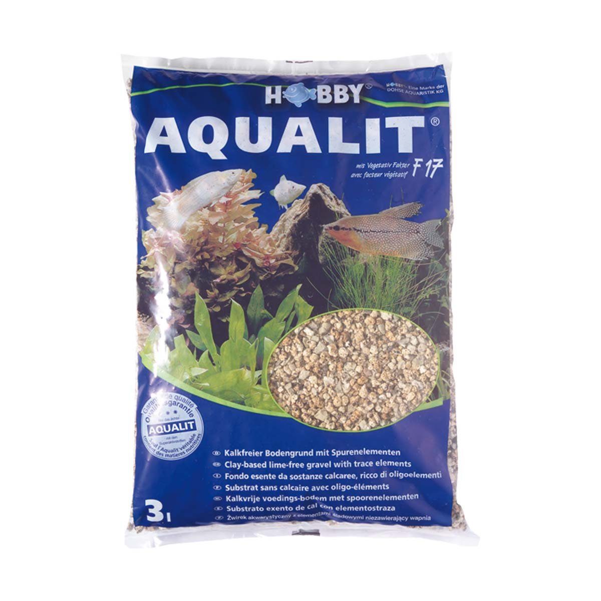 Aquarienkies Aqualit, Bodengrund, 3 Liter