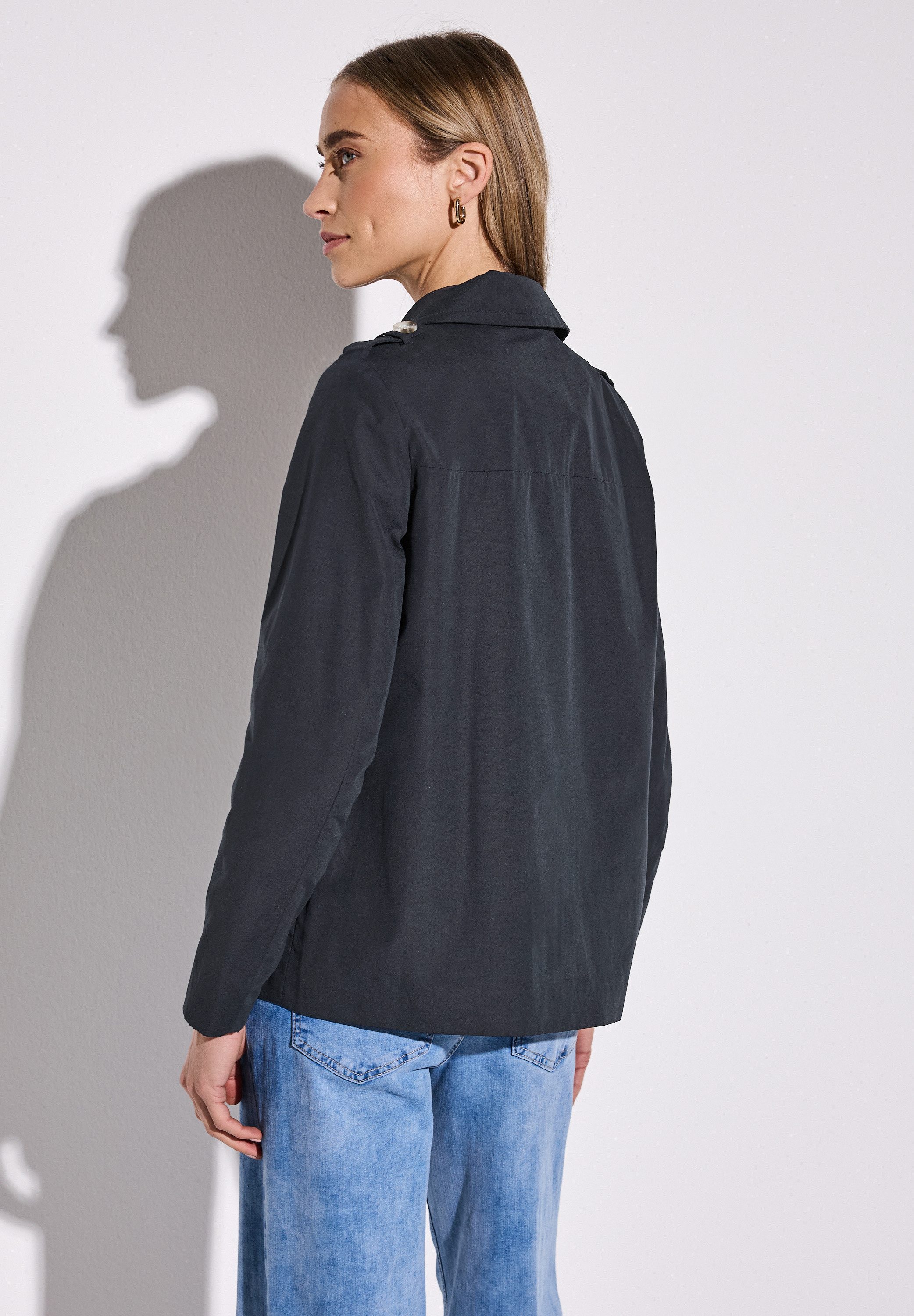 STREET ONE Kurzjacke, ohne Kapuze, mit Reverskragen günstig online kaufen