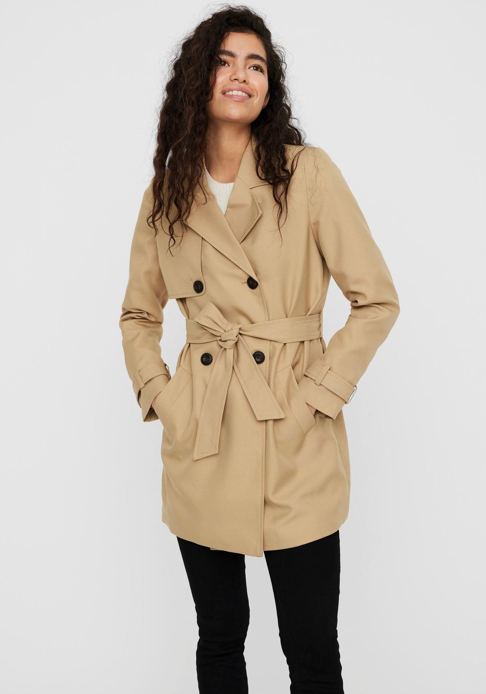 vero moda classic trench coat