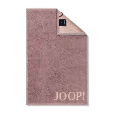 Joop! Handtuch Classic Doubleface 1600 83 Rose, Walkfrottier (1-St), Wendeoptik, Logo, Flauschig