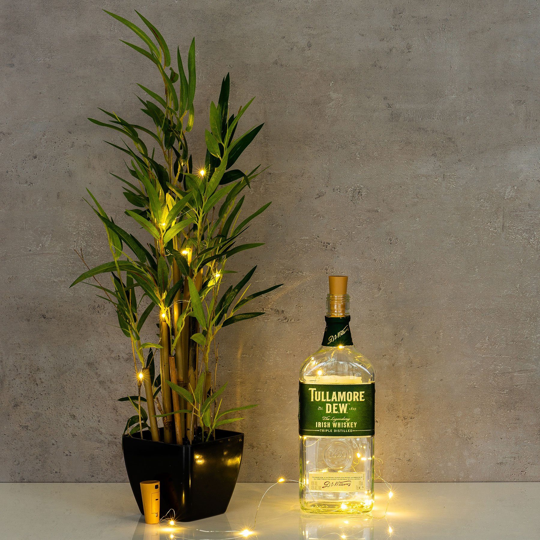 Levandeo® Lichterkette, Lichterkette Flaschenkorken 8 LED Flaschenlicht Korkenlicht Partydeko