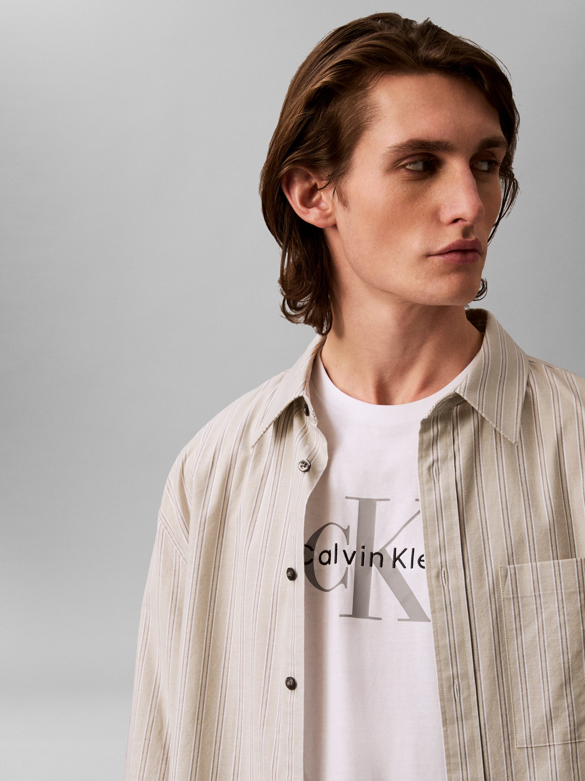 Calvin Klein Jeans T-Shirt SS Hero Monologo Tee 20s Mit Rundhalsausschnitt, regular fit