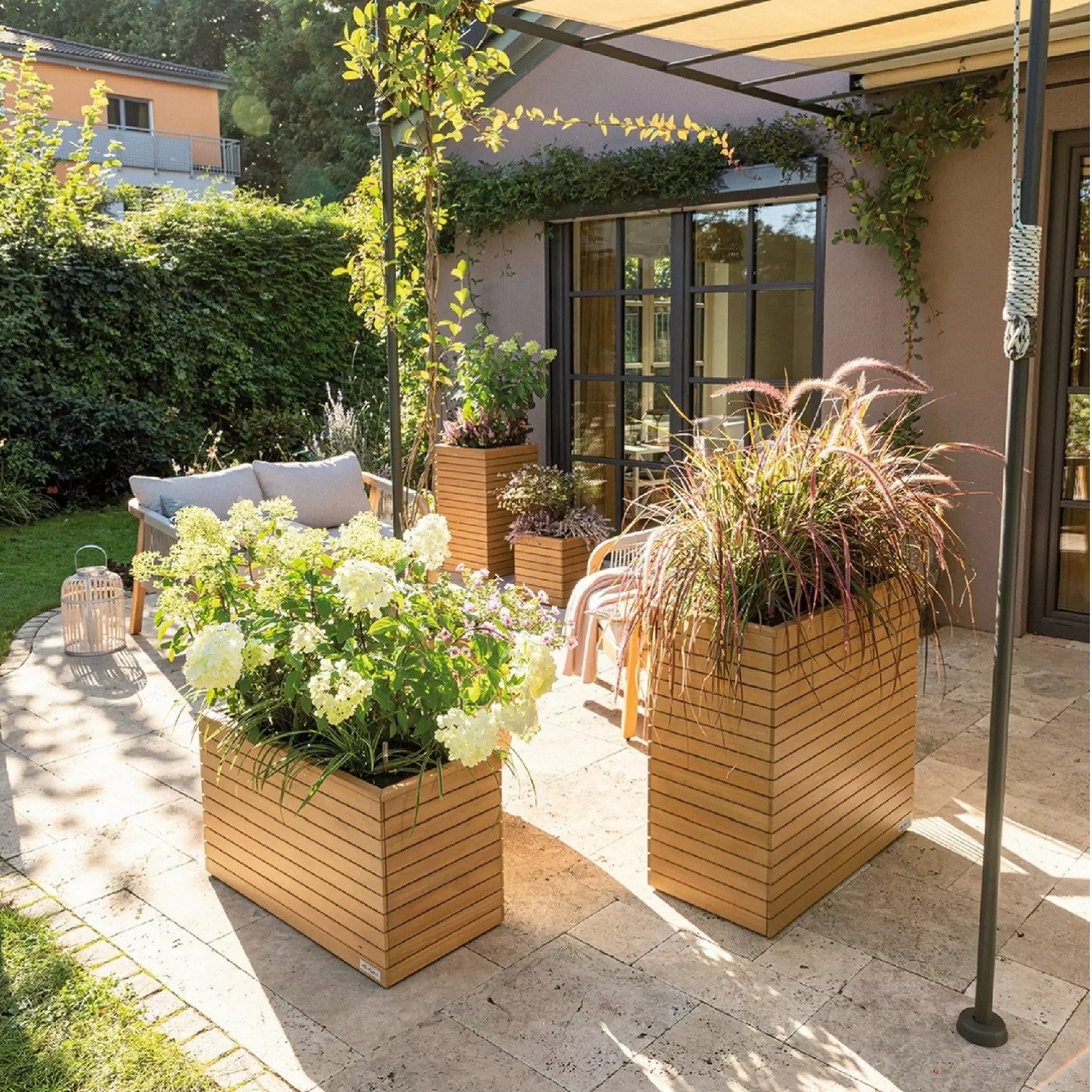 Lechuza® Pflanzkübel Pflanztopf PALO Natural Wood günstig online kaufen