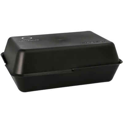 PAPSTAR Lunchbox 24 Mehrweg-Foodboxen 23,4x15,6cm schwarz, Polypropylen