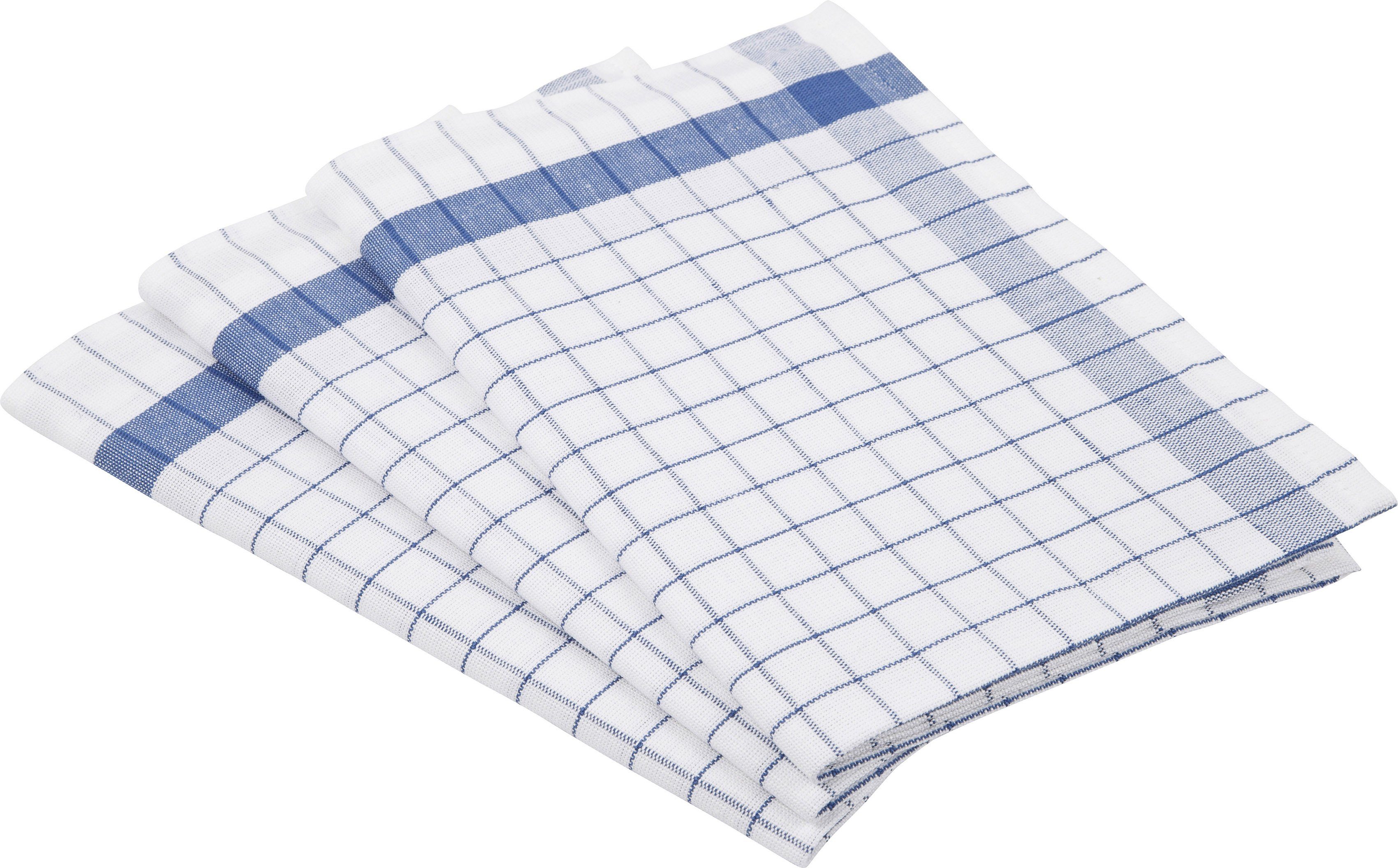 ROSS Geschirrtuch Exclusiv, (Set, 3-tlg), Karofond, 50% Baumwolle, 50% Lein günstig online kaufen