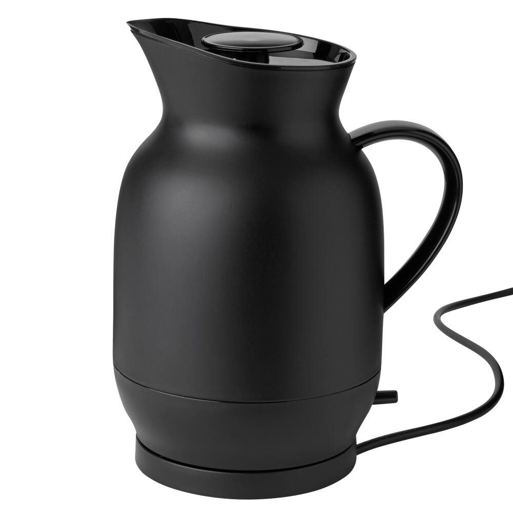 Stelton Wasserkocher Amphora, Soft Black, 1.2 L