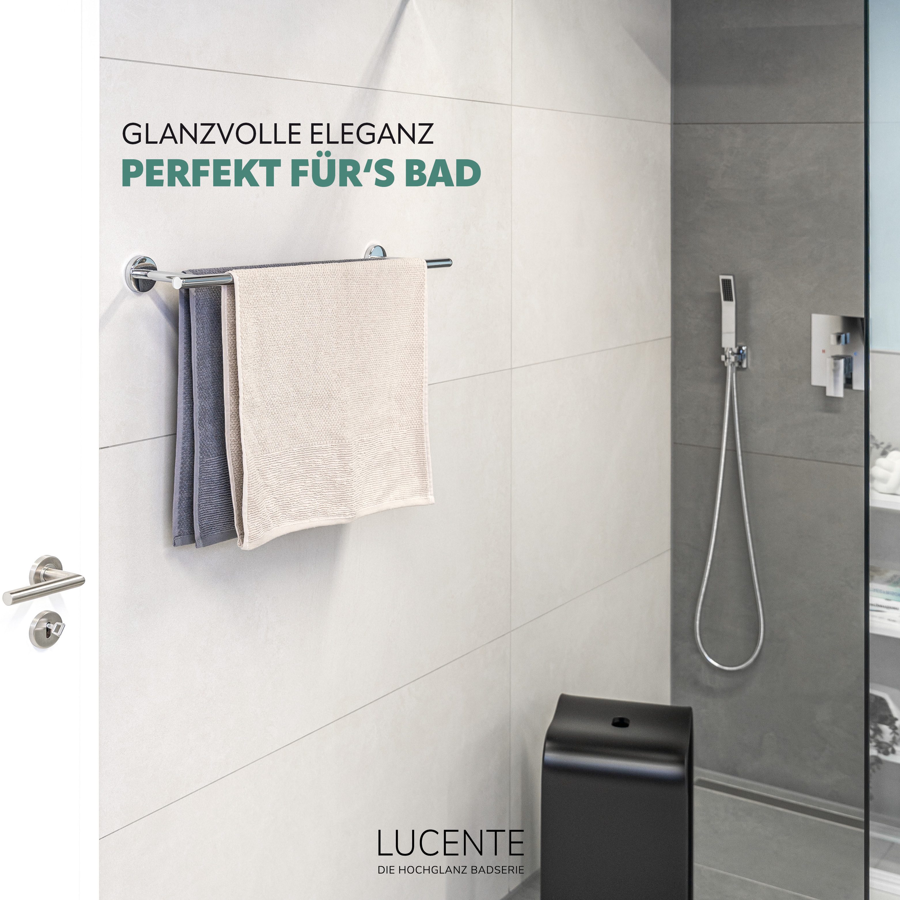 bremermann Handtuchhalter Bad-Serie LUCENTE - aus Edelstahl verchromt günstig online kaufen