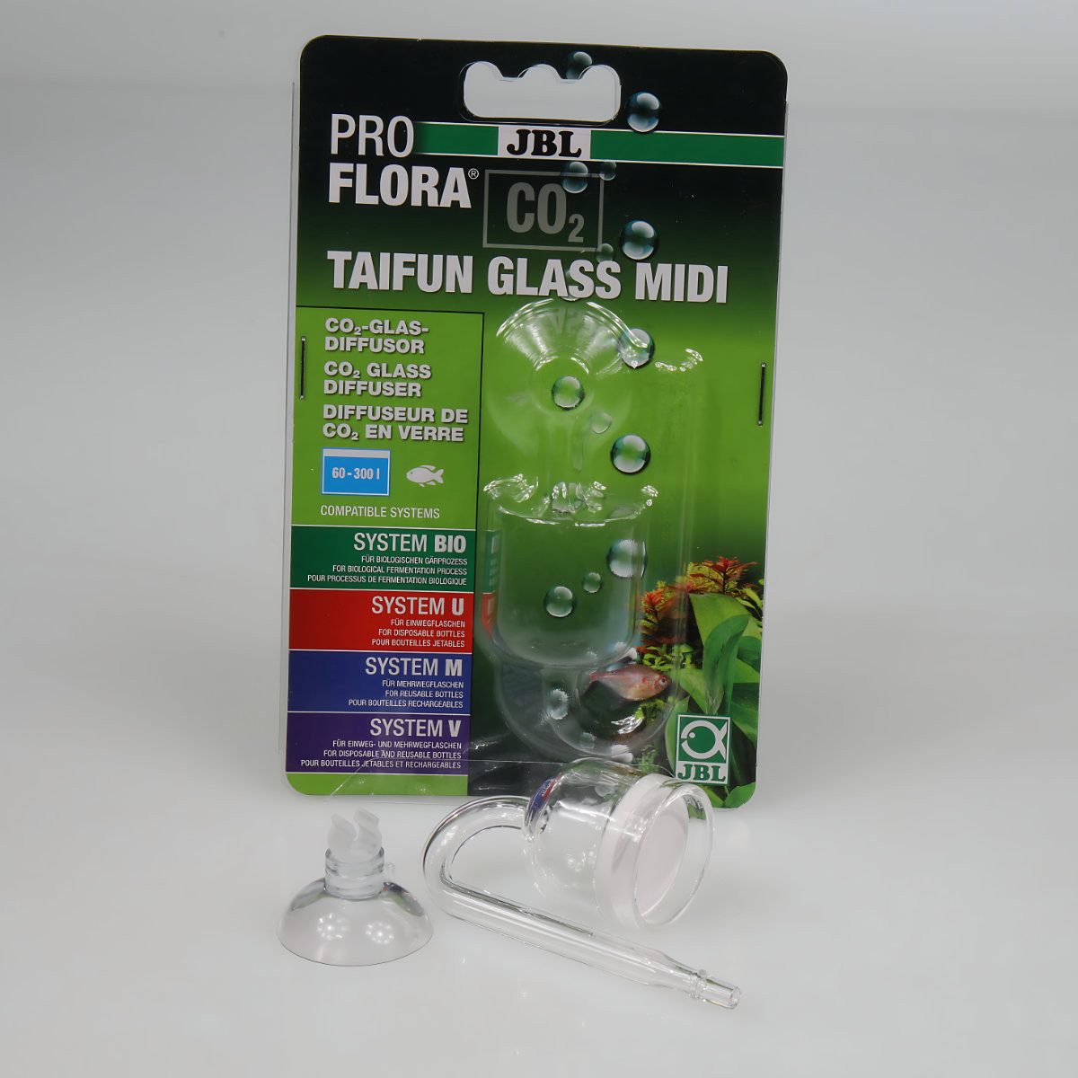 JBL GmbH & Co. KG CO2 Diffusor ProFlora CO2 Taifun Glass Midi