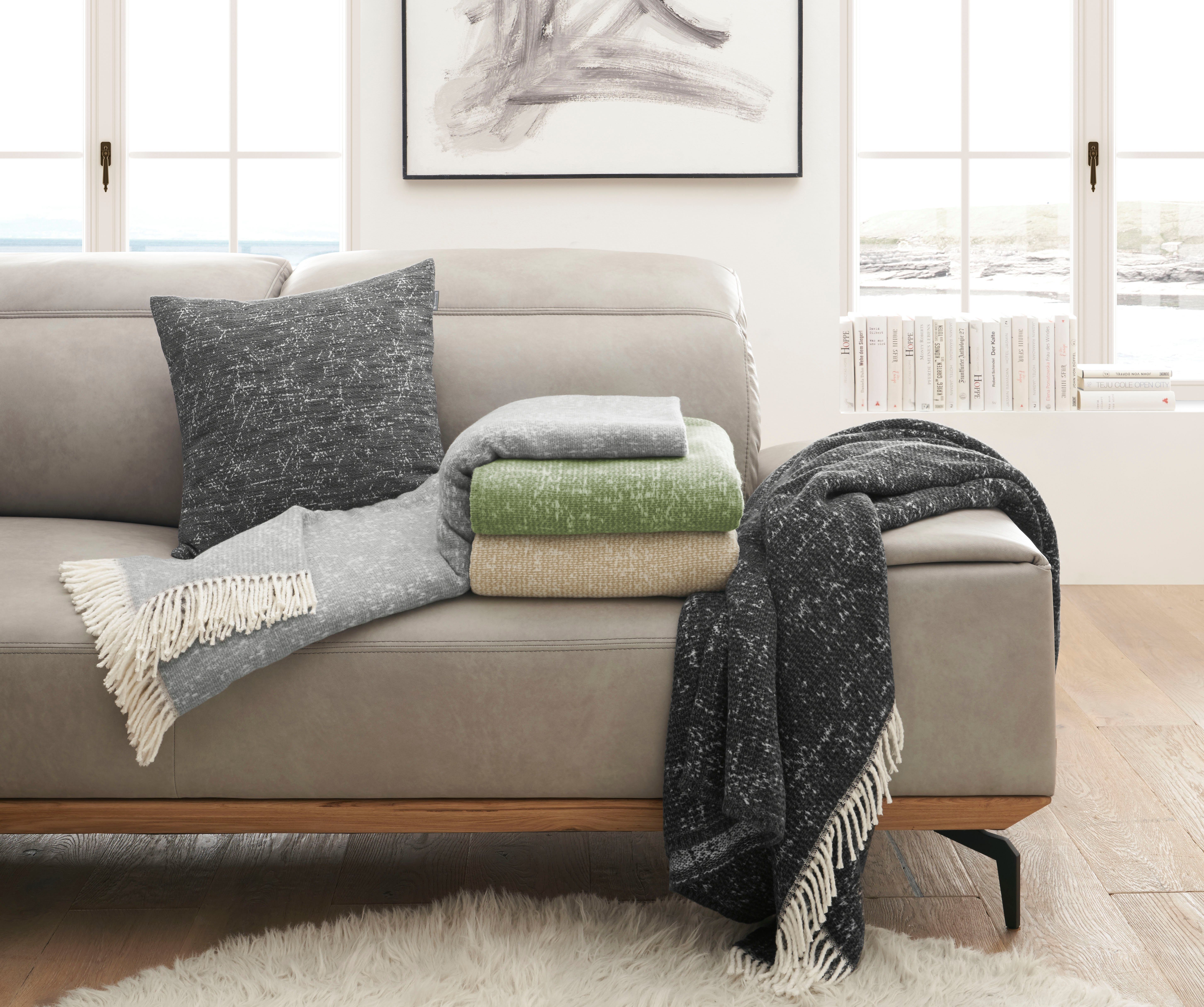 Wohndecke Ease, Musterring, aus kuschelig weicher Qualität, Kuscheldecke