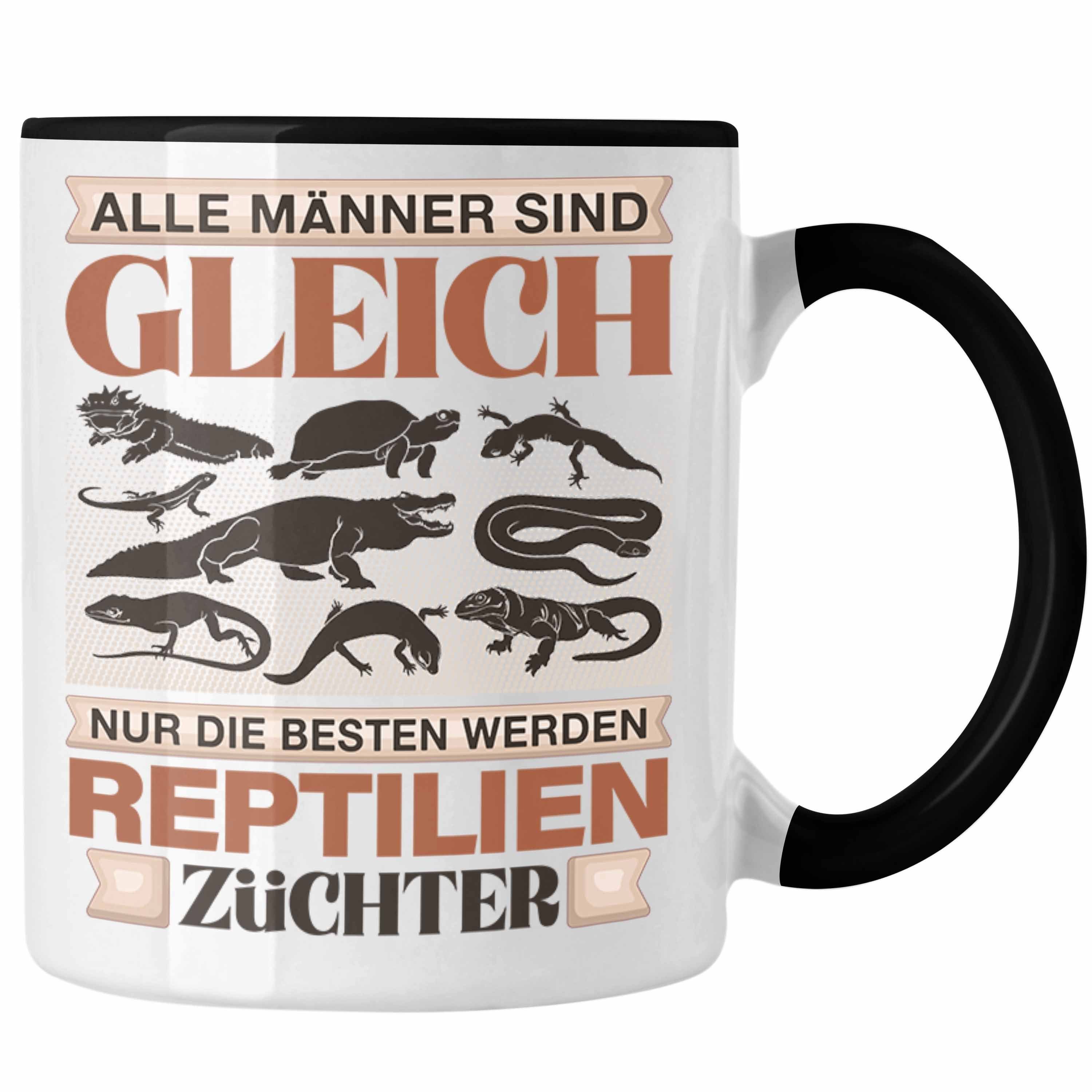 Tasse Geschenk Trendation Reptilien - Tasse Lustiger Trendation Spruch Geschenk Züchter Schwarz