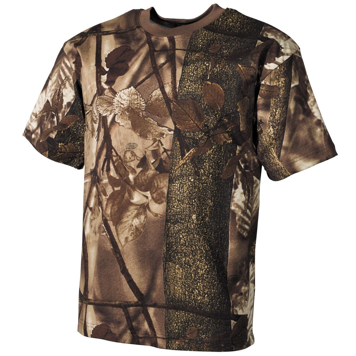 MFH T-Shirt MFH US T-Shirt, halbarm, 170 g/m², hunter-braun