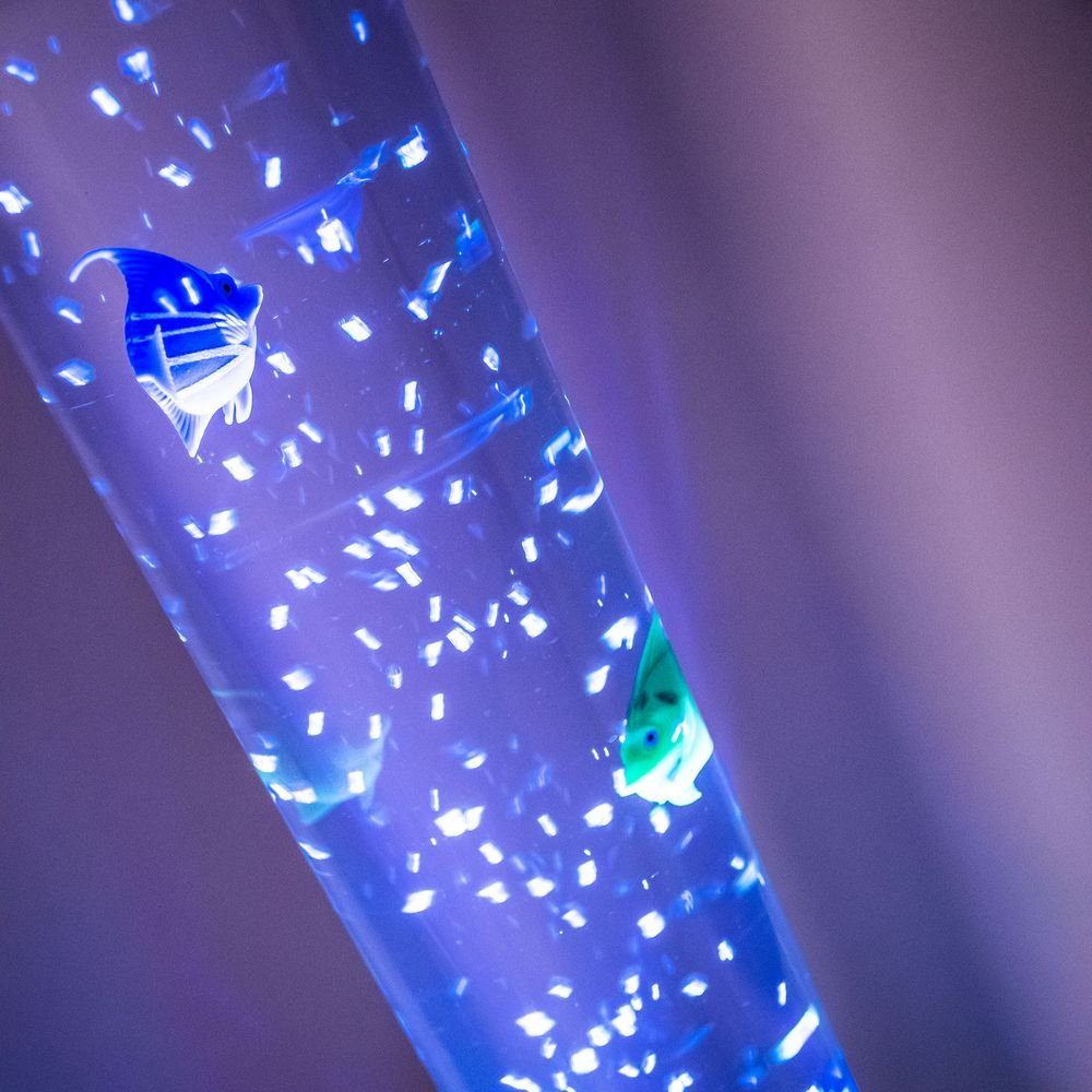 LED 10 etc-shop LED-Leuchtmittel Deko-Fische Wassersäule Beleuchtung Steh verbaut, Leuchte Wohnraum Stehlampe, LED fest Stand