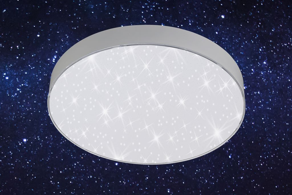 Briloner Leuchten Aufbauleuchte FLAME STAR, LED fest integriert