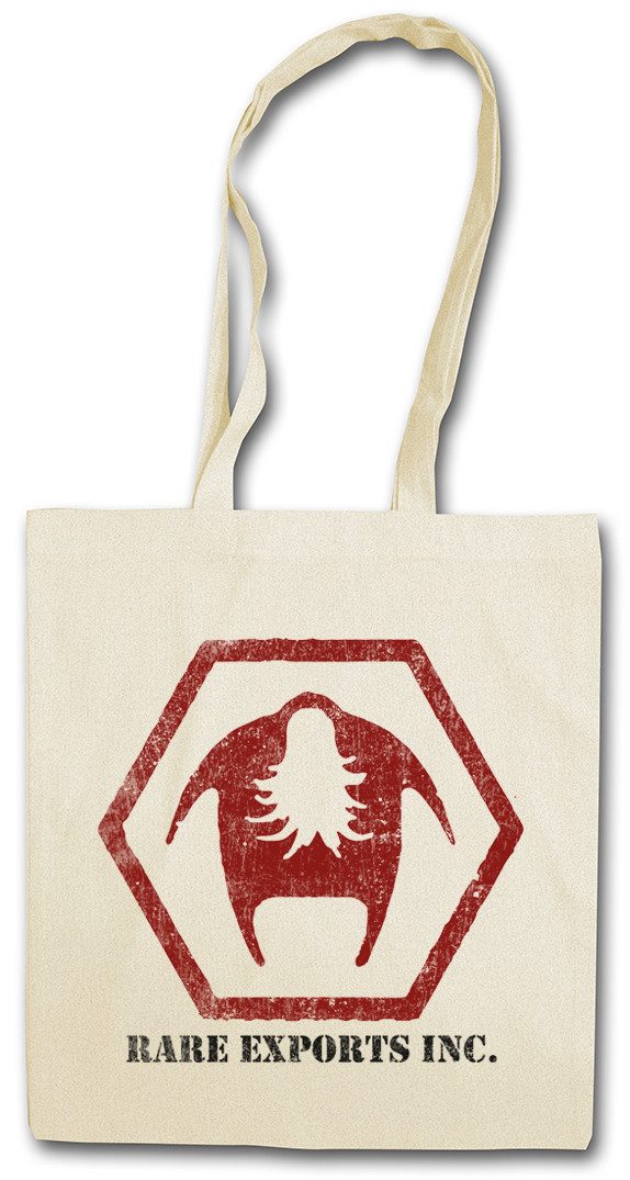 Urban Backwoods Beuteltasche Rare Exports Stofftasche Sign Inc Corporation Logo Movie Alien Corp (1-tlg), Firmenlogo Symbol Film Kult