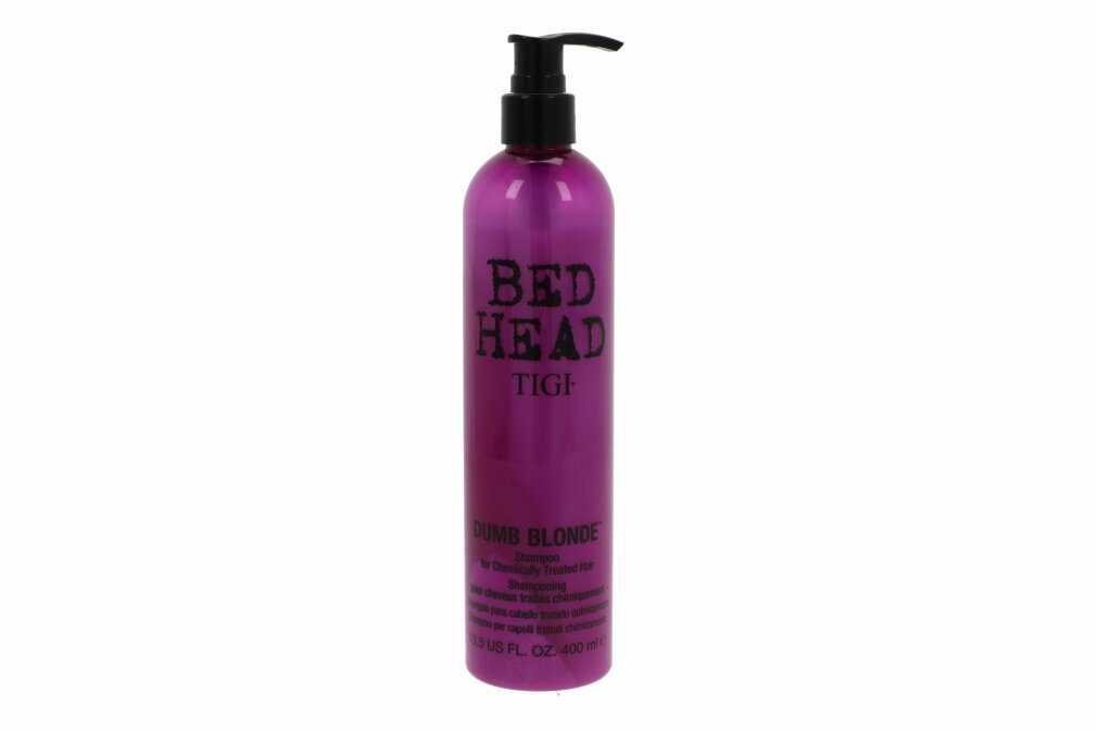 8. TIGI Bed Head Dumb Blonde Purple Toning Shampoo - wide 4