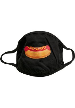 MisterTee Mund-Nasen-Maske MisterTee Unisex Burger and Hot Dog Face Mask 2-Pack