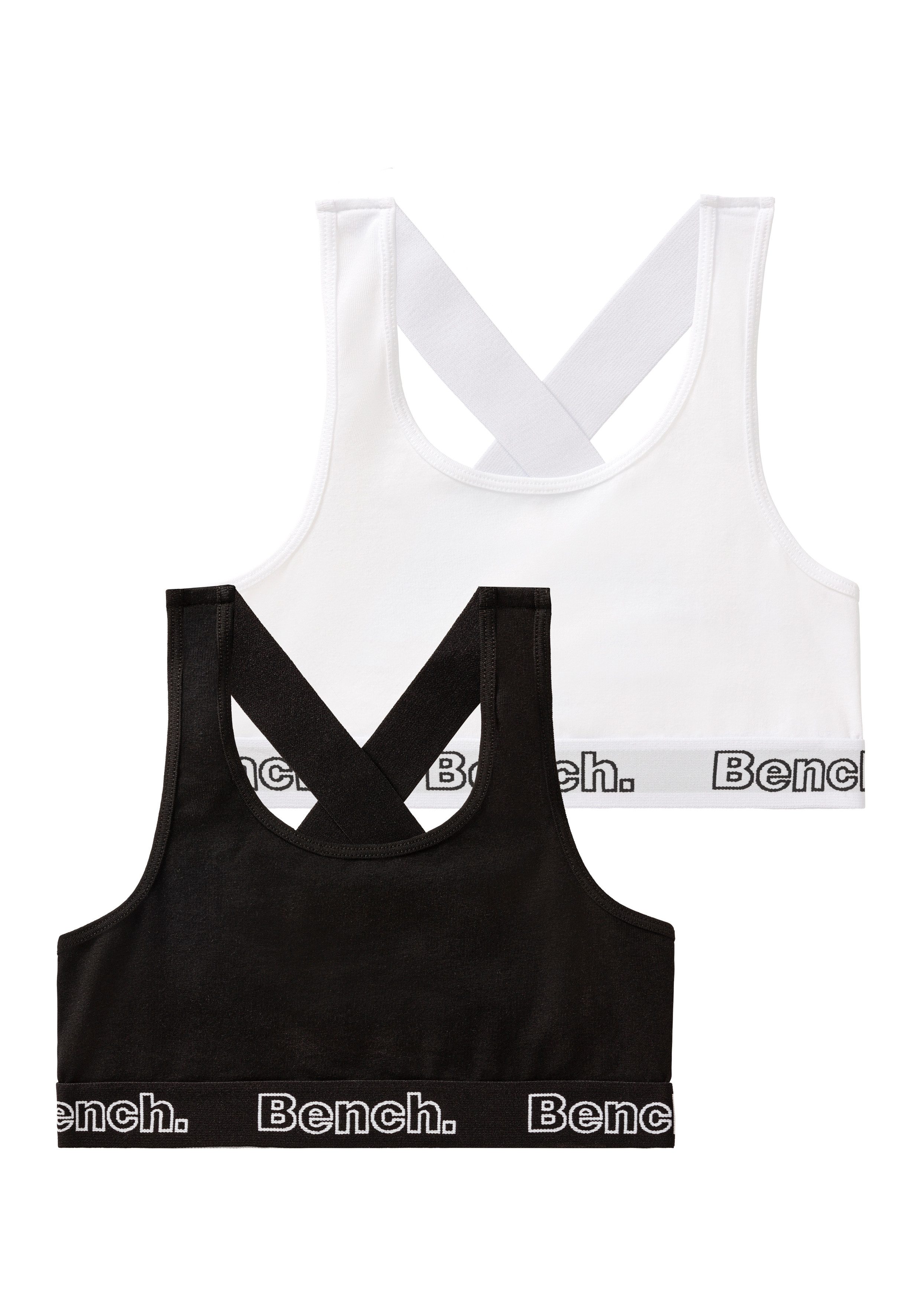 Bench. Bustier (Packung, 2-tlg) mit weichem Webbund