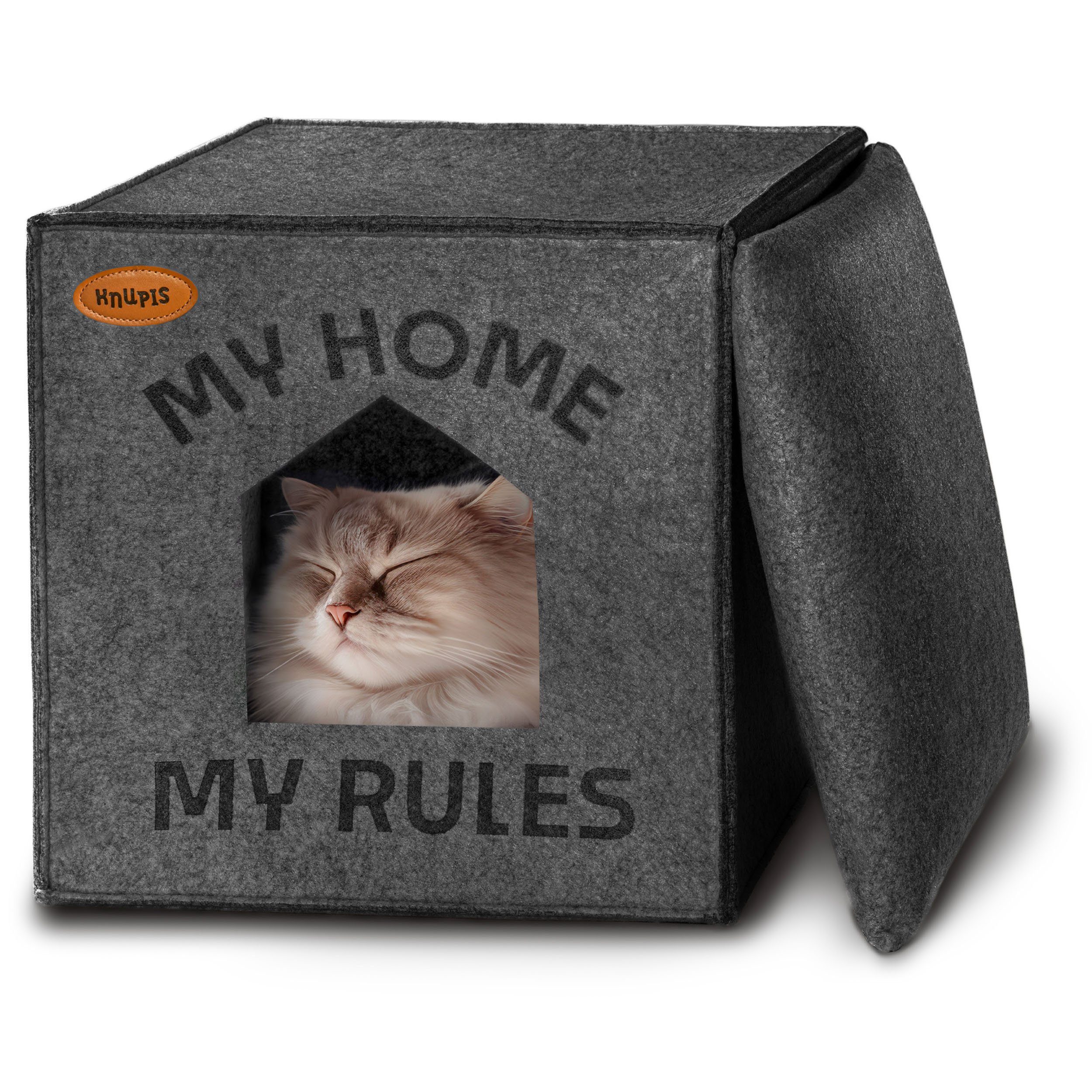 Knupis Tierbett Katzenhöhle - Für Kallax Regal - Aus Umweltfreundlichem Fil günstig online kaufen