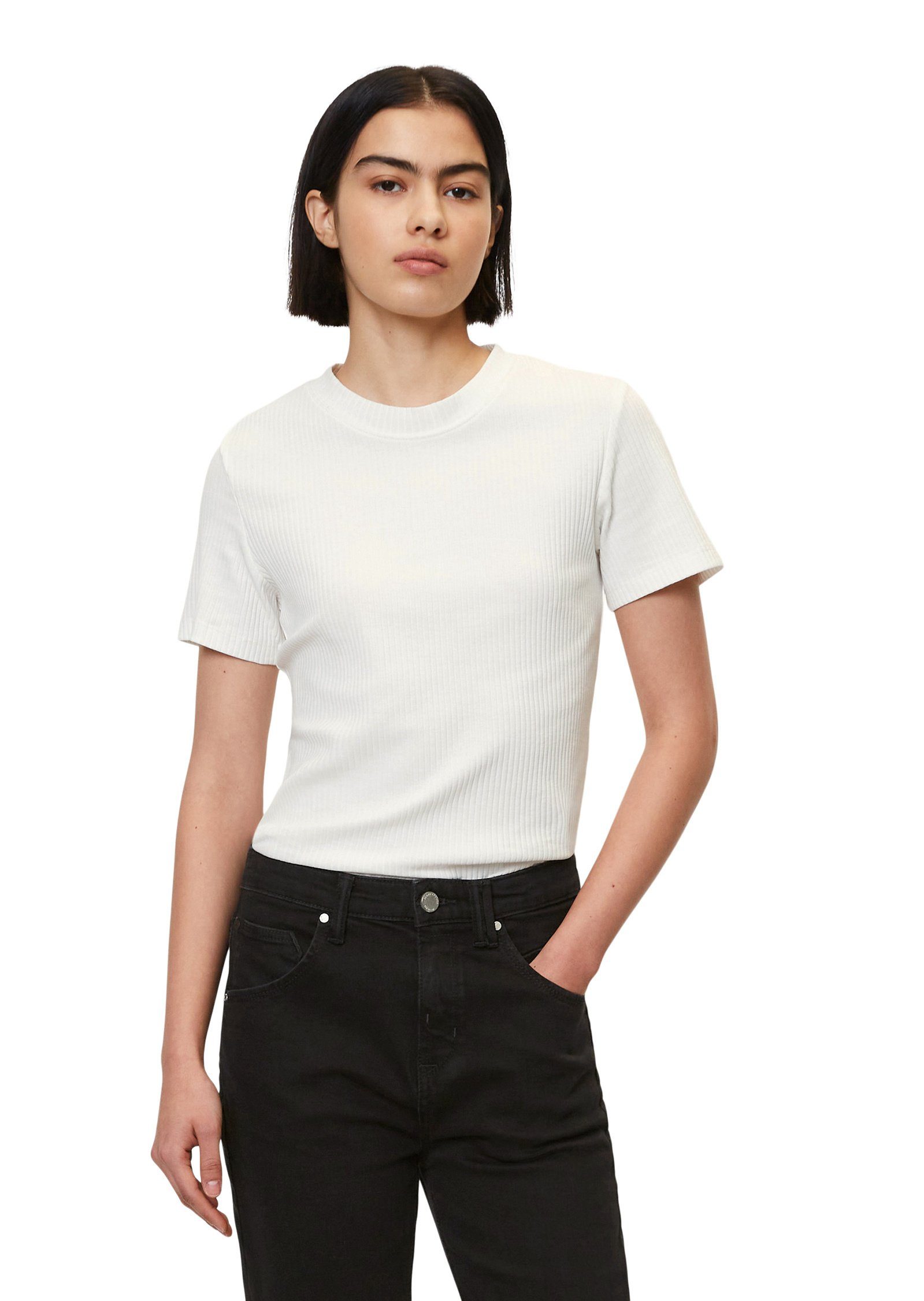 Marc O'Polo DENIM T-Shirt aus elastischem günstig online kaufen