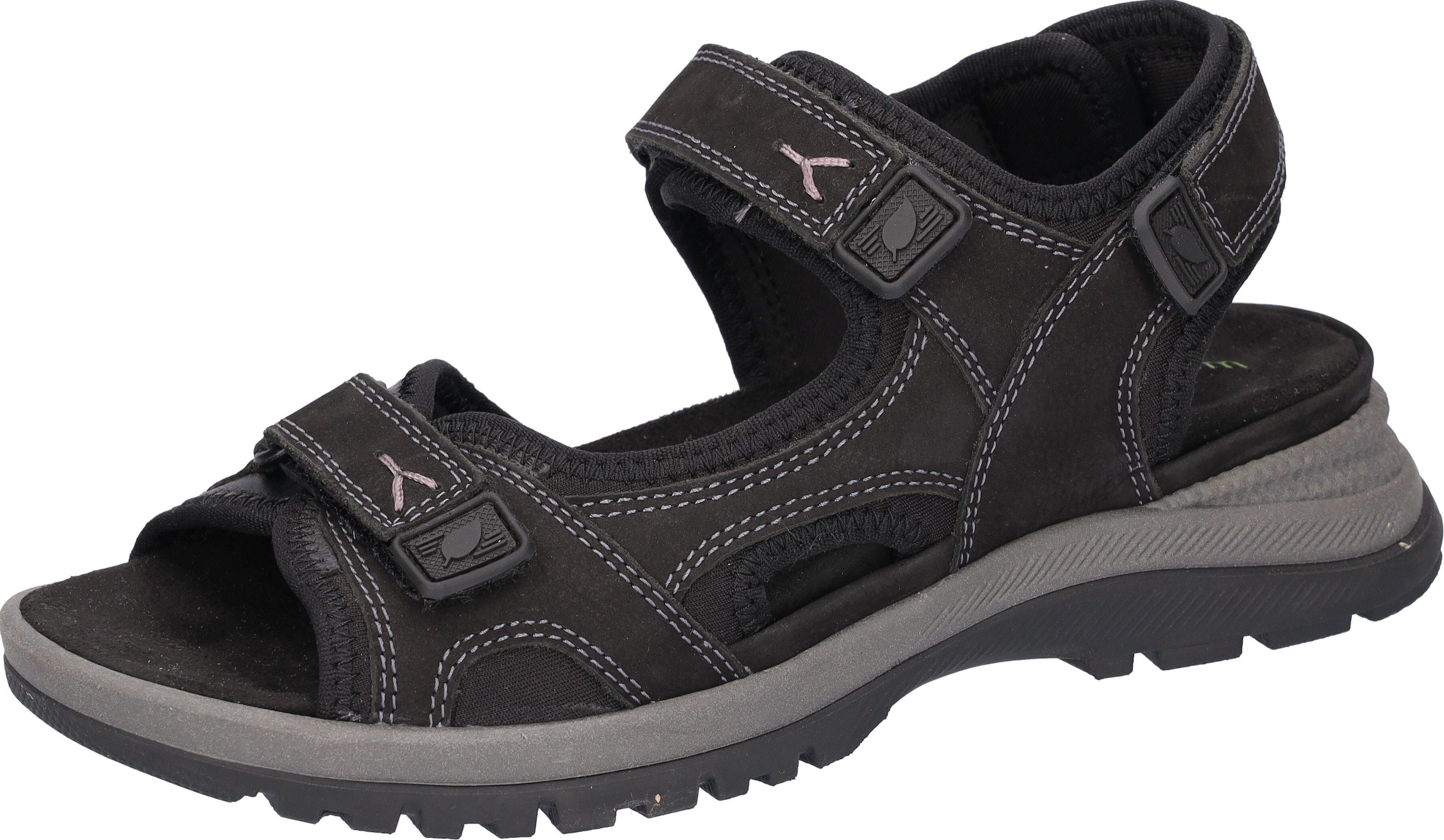 Waldläufer H-Sora Trekkingsandale, Outdoorschuh, Sommerschuh, Keilabsatz, in bequemer Schuhweite H