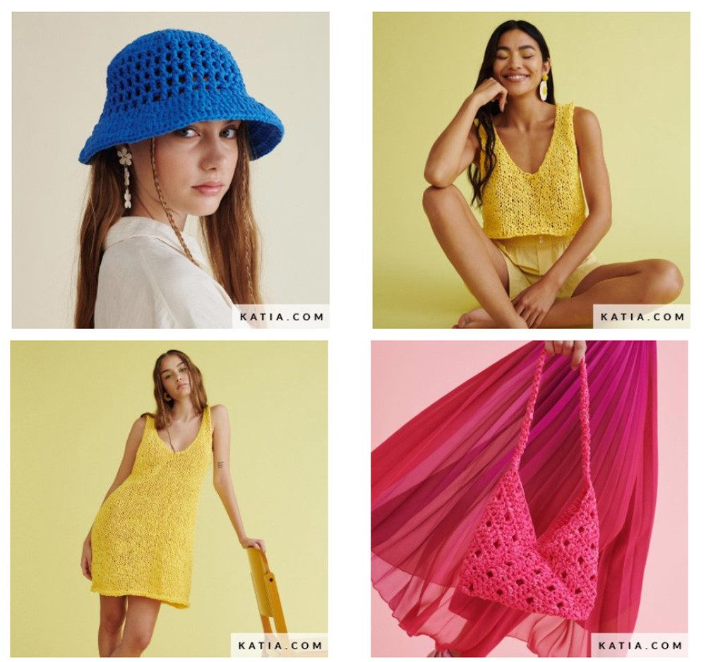 Katia Wow Rewashi Bändchengarn Häkelwolle, 90,00 m (Wolle für Tasche häkeln, für Körbe, Strickgarn, Strickwolle, Nadelstärke 6-6,5mm), 70% Polyester, 30% Viskose