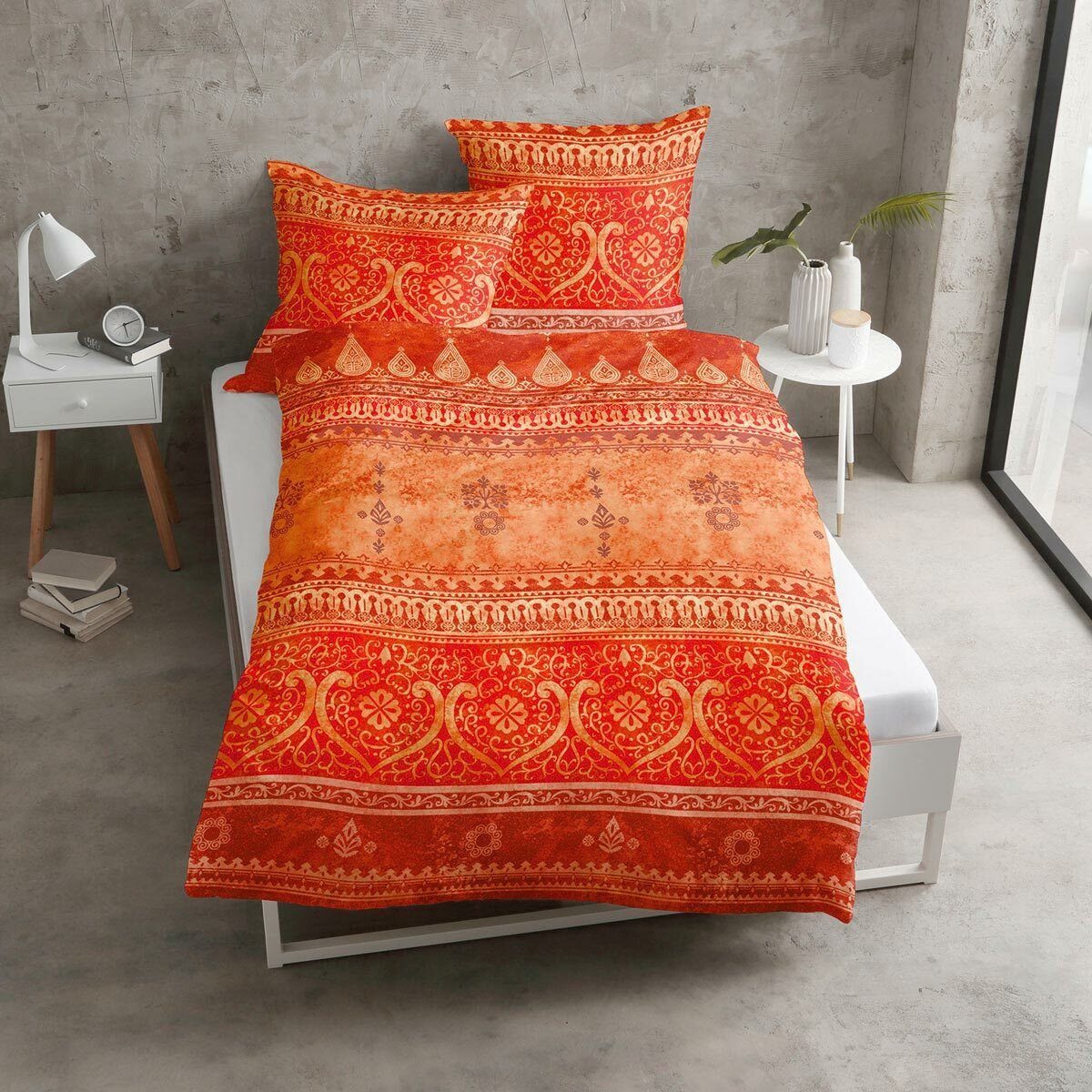 TRAUMSCHLAF Bettwäsche Indi Muskat, Mako Satin, günstig online kaufen