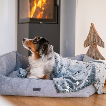 Nobby Tierdecke Decke Xmas grau für Hunde