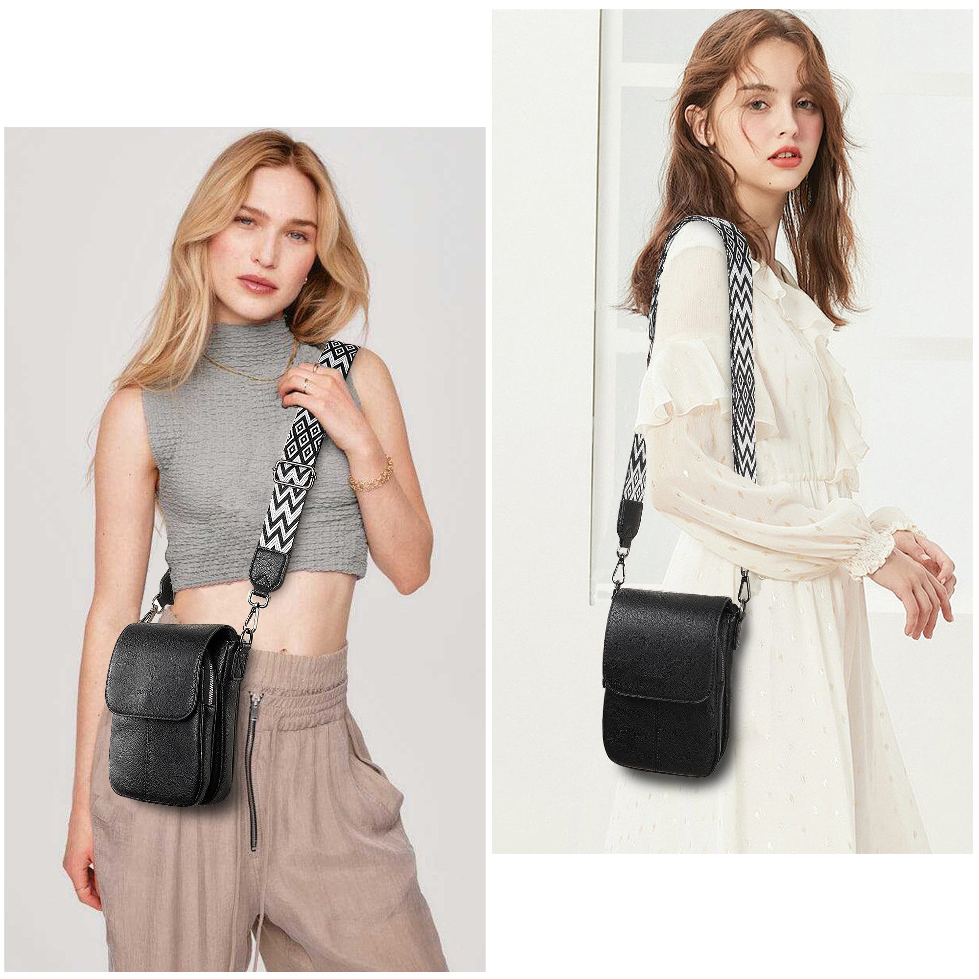 Defe Umhängetasche Damen Handy Crossbody Bag günstig online kaufen