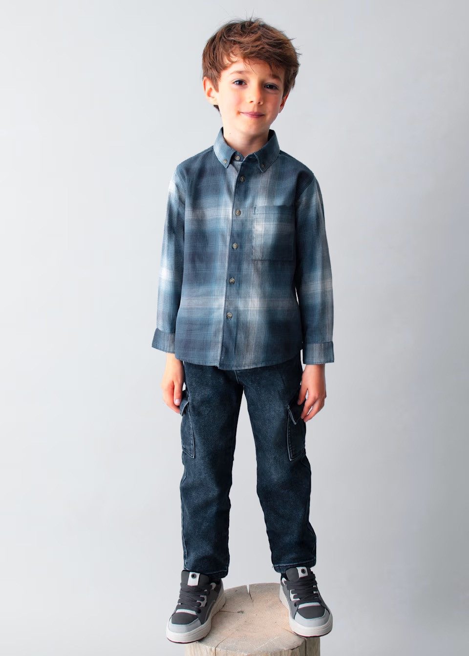 Mayoral Langarmhemd Hemd kariert Jungen (41273)