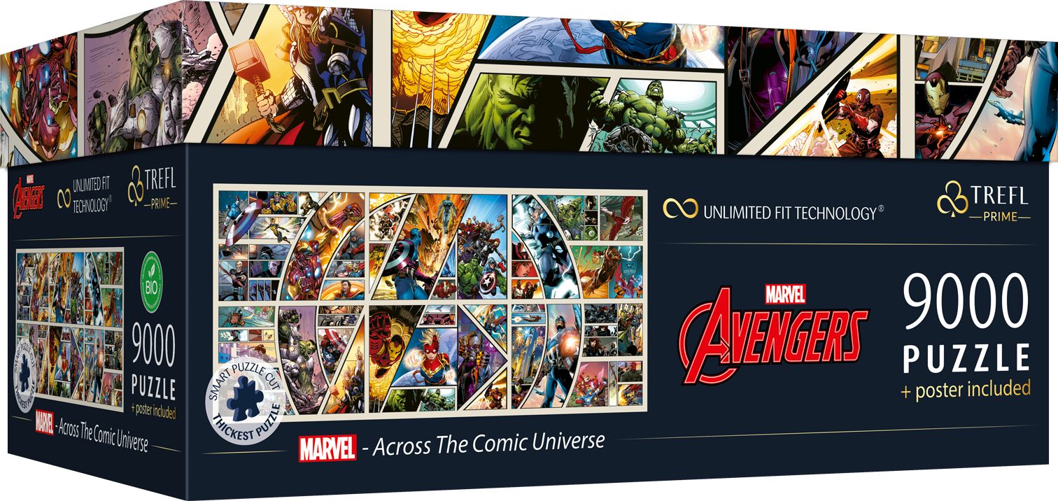 in Universe, Europe Marvel 1500 Comic Puzzle Across the Trefl Trefl - Made 81022 Puzzleteile,