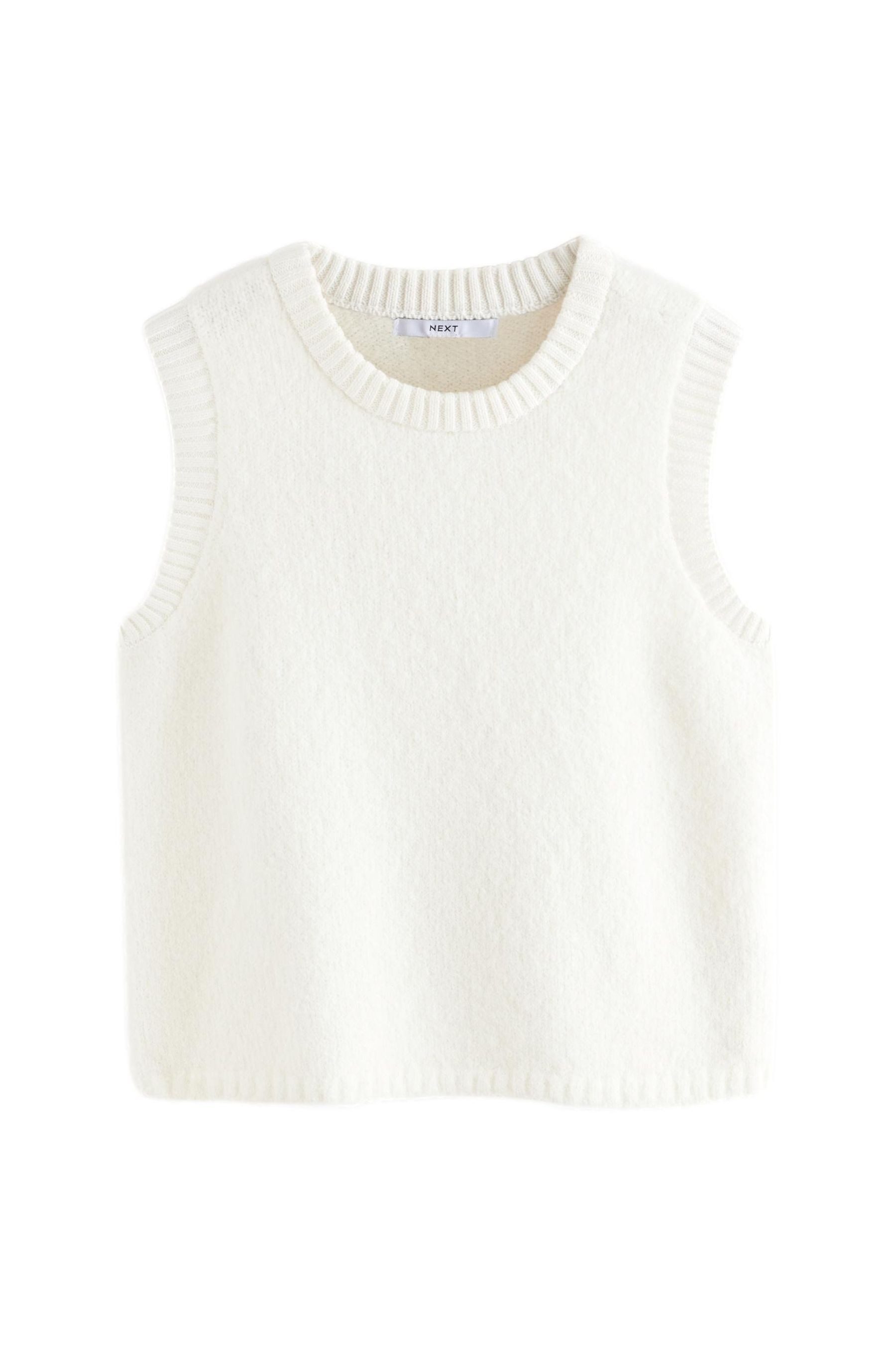Pullunder Ärmelloses Strick-Tanktop Pullunder mit Wolle