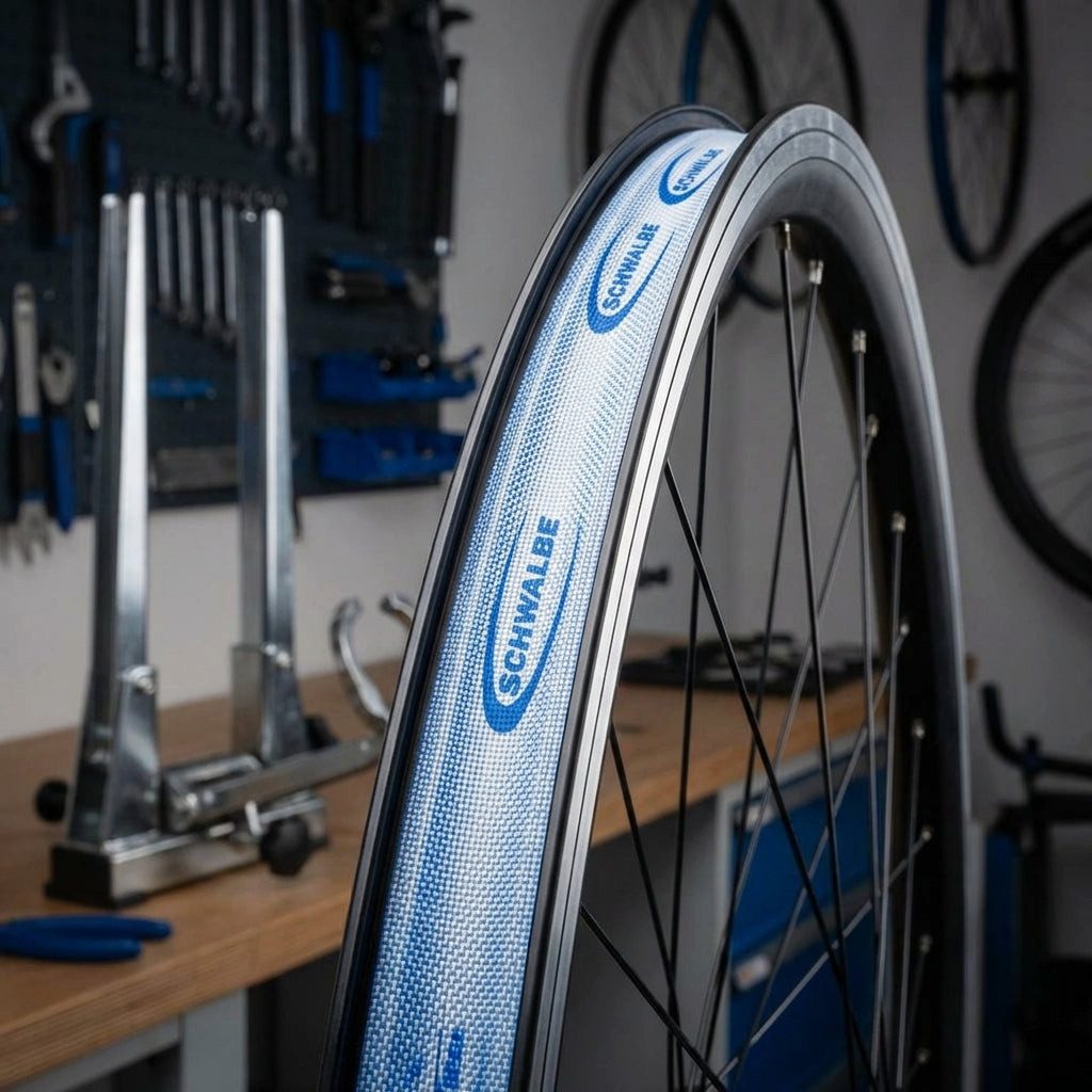Schwalbe Felgenaufkleber Schwalbe Felgenband HP 18mm 2er Set - Hochdruck Felgenschutz für Rennr