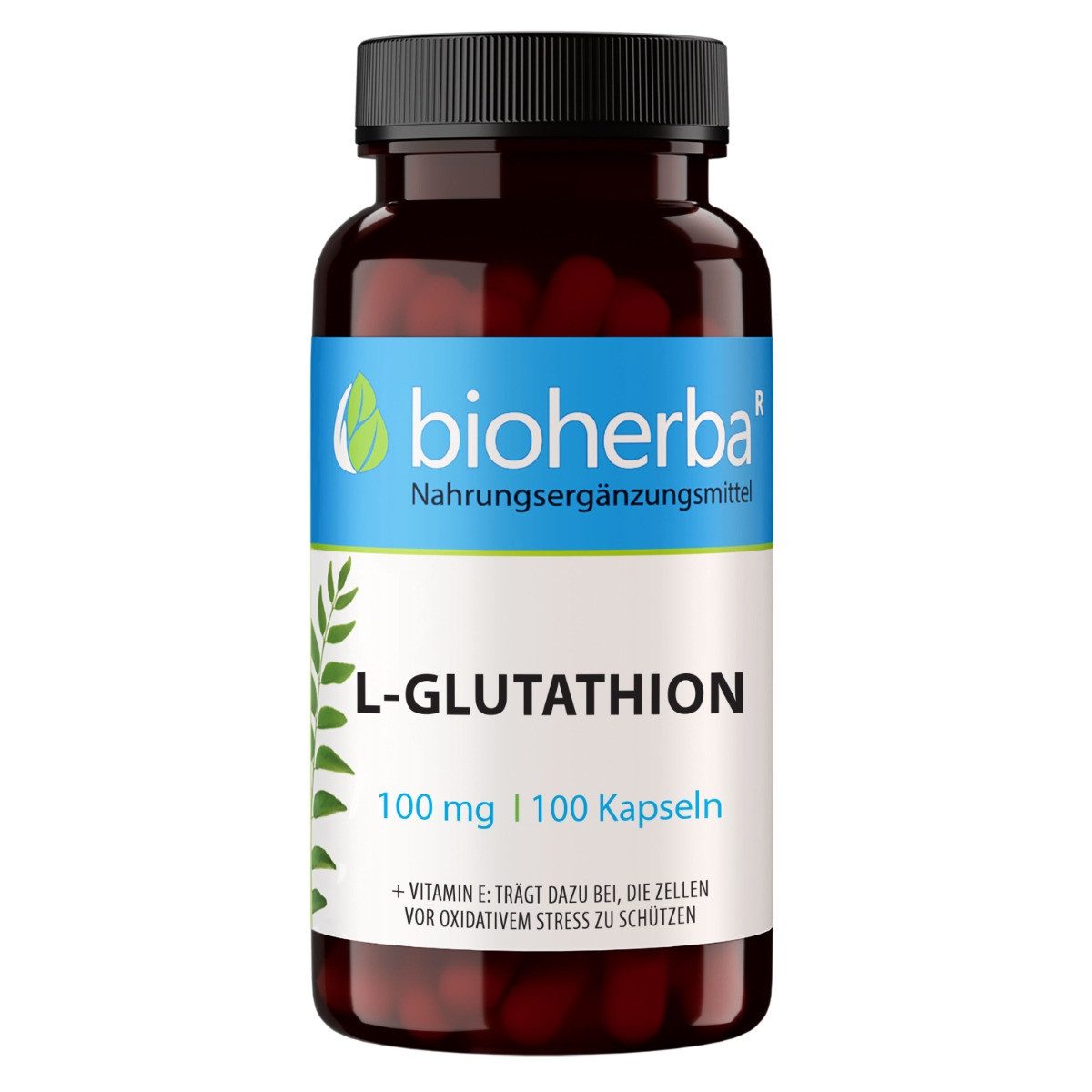 BIOHERBA R Bioherba L-Glutathion 100 mg 100 Kapseln Nahrungsergänzungsmittel, 1 er