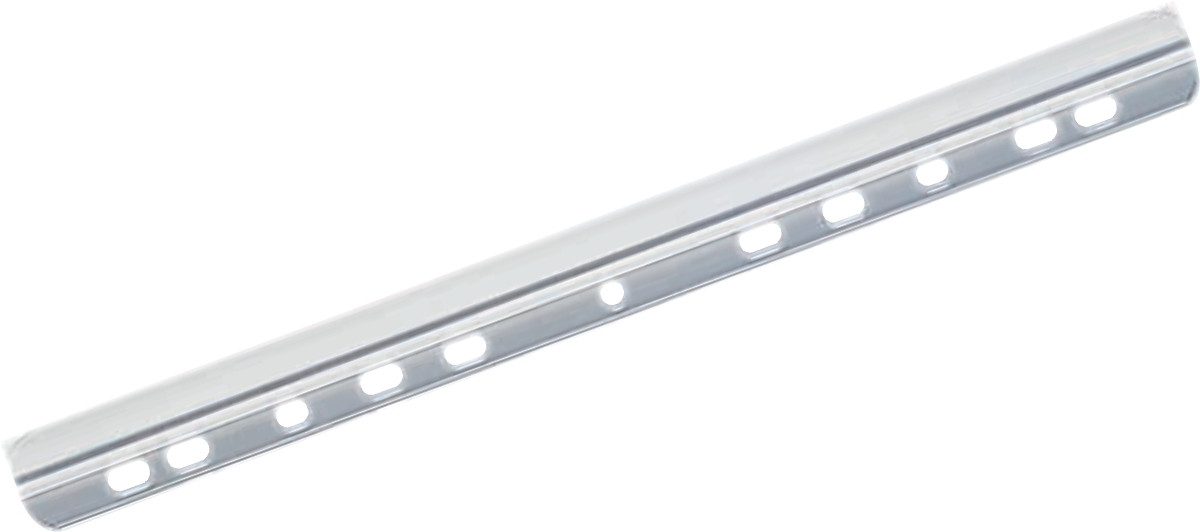DURABLE Prospekthülle Klemmschienen 3mm transparent mit Abheftleiste VE=50 Stück