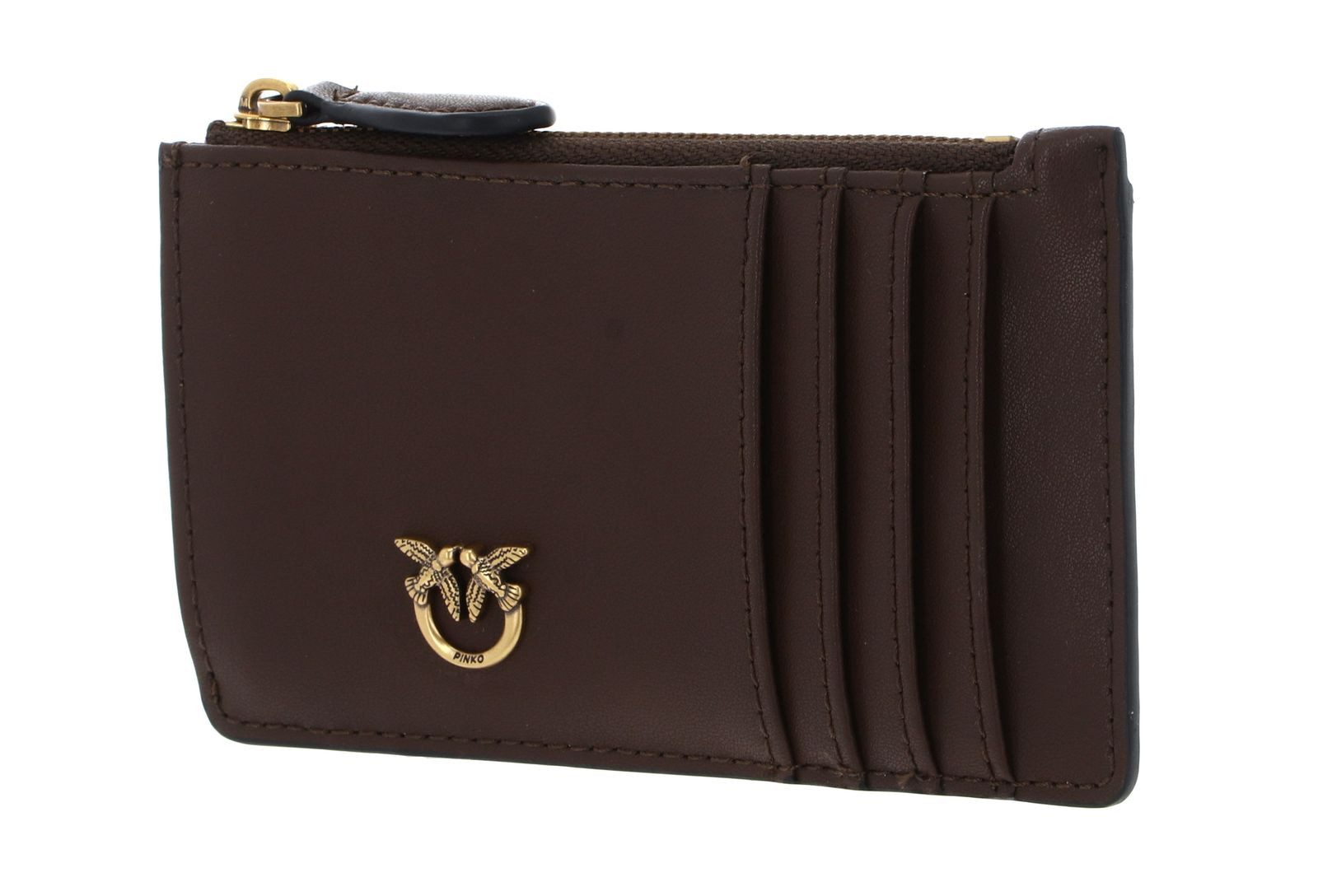 PINKO Kartenetui Cardholder, aus echtem Rindsleder