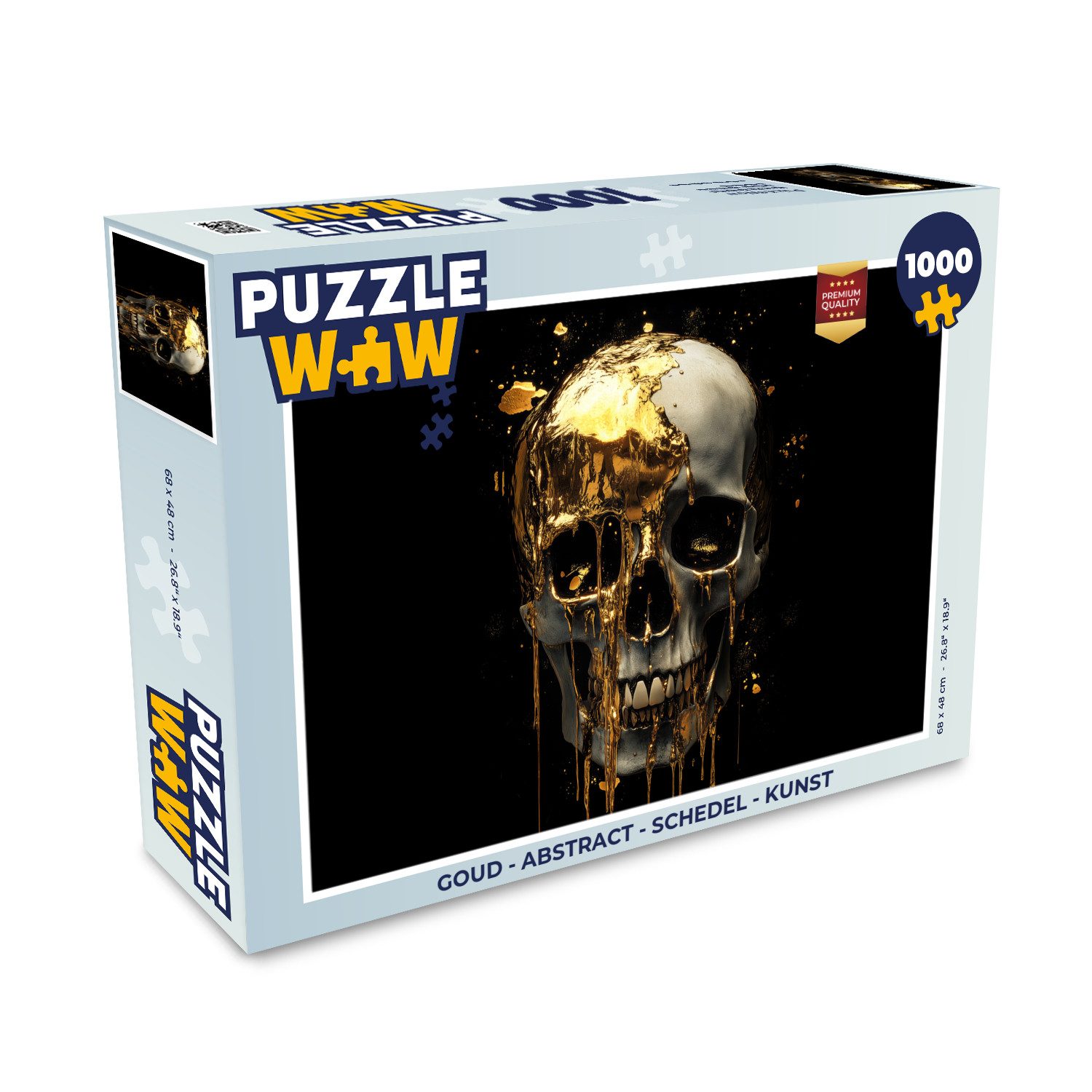 MuchoWow Puzzle Gold - Abstrakt - günstig online kaufen