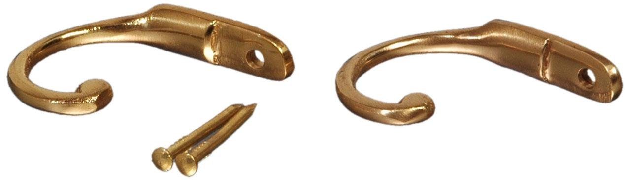 Liedeco Zierhaken, Gardinen, Vorhänge, (Set, 2-St), für Vorhänge