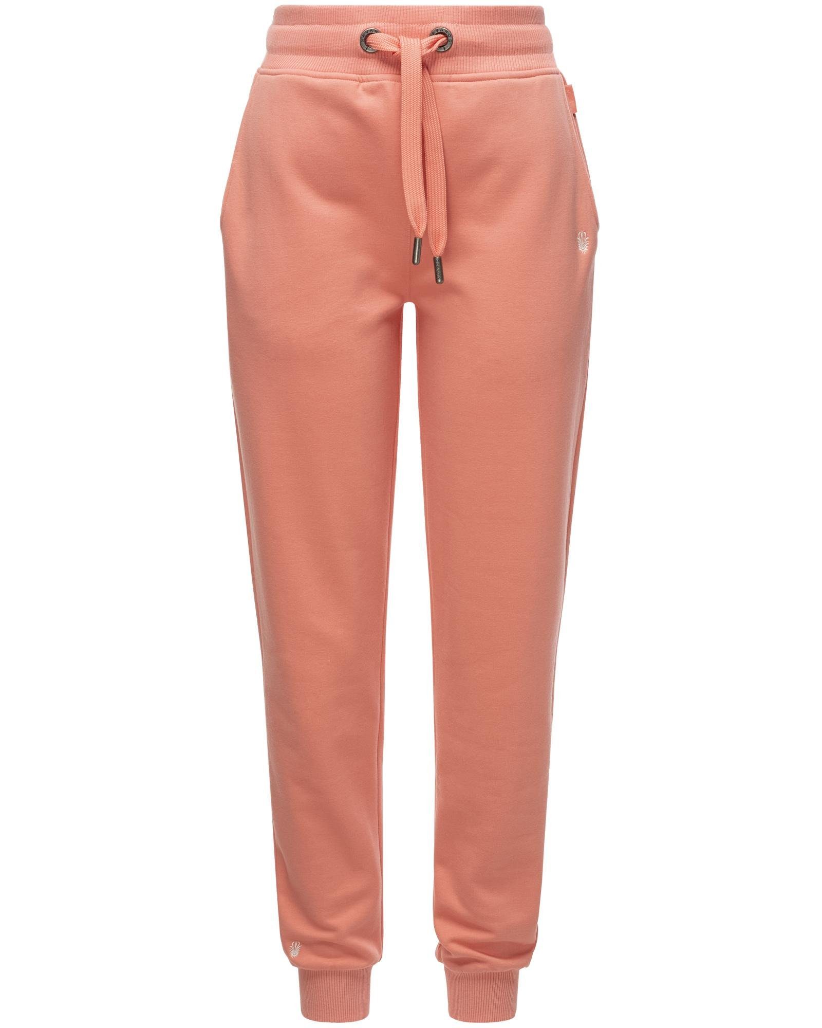 Kuschelig mit Sweathose orange Navahoo Jogginghose Damen Kordelzug weiche Schmusekätzchen