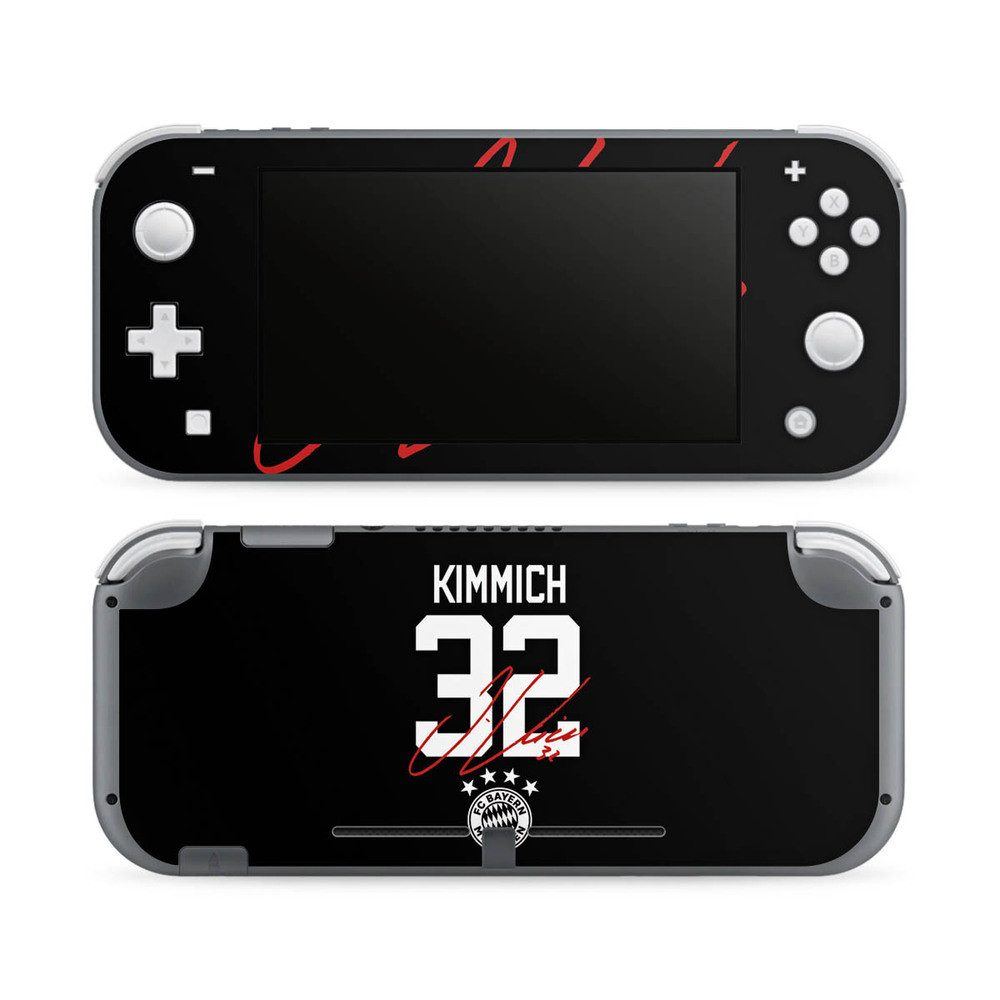 DeinDesign Konsolen-Cover FC Bayern München FCB Kimmich Kimmich 6, Nintendo Switch Lite Skin Aufkleber Sticker Folie