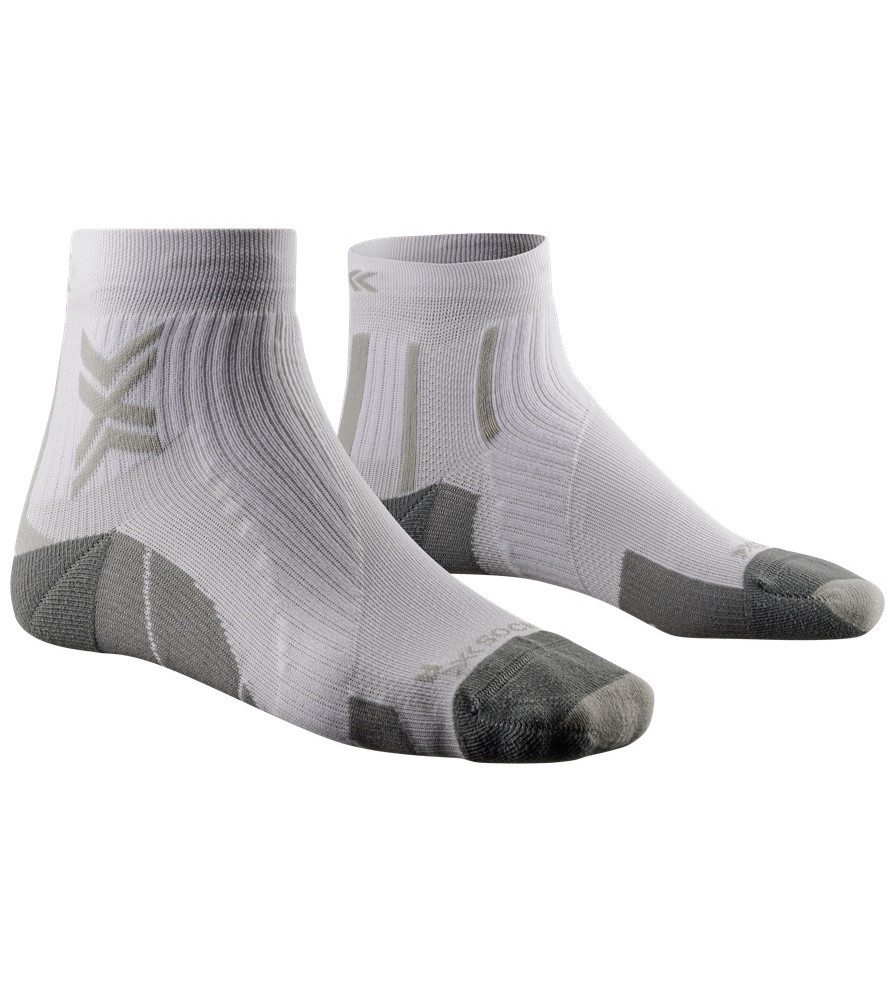 X-Socks Laufsocken Run Perform Ankle weiss/grau Herren - 1 Paar