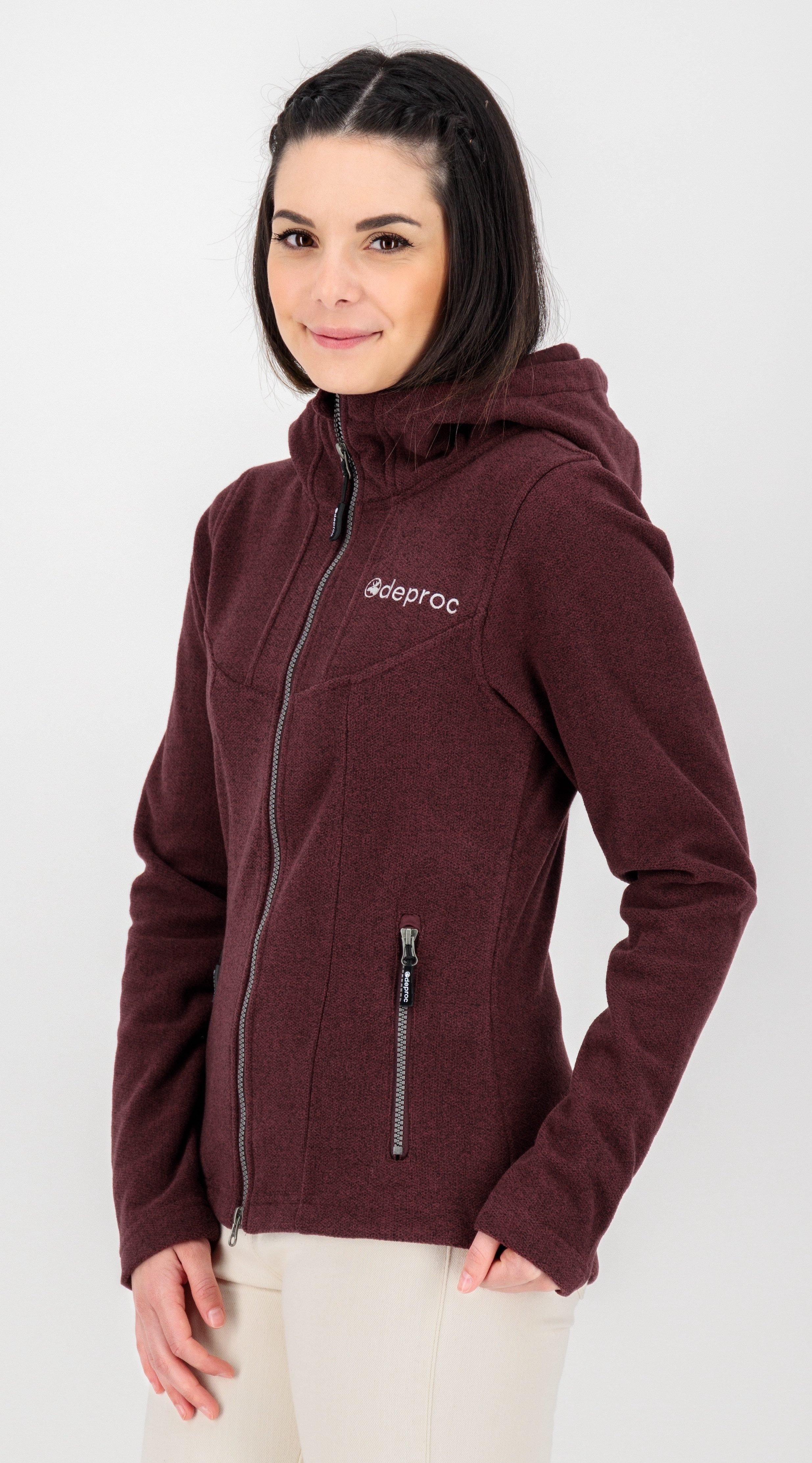 DEPROC Active Fleecejacke GLORY MAY OS Fleecejacke, Fleece, Mid-Layer, Stri günstig online kaufen
