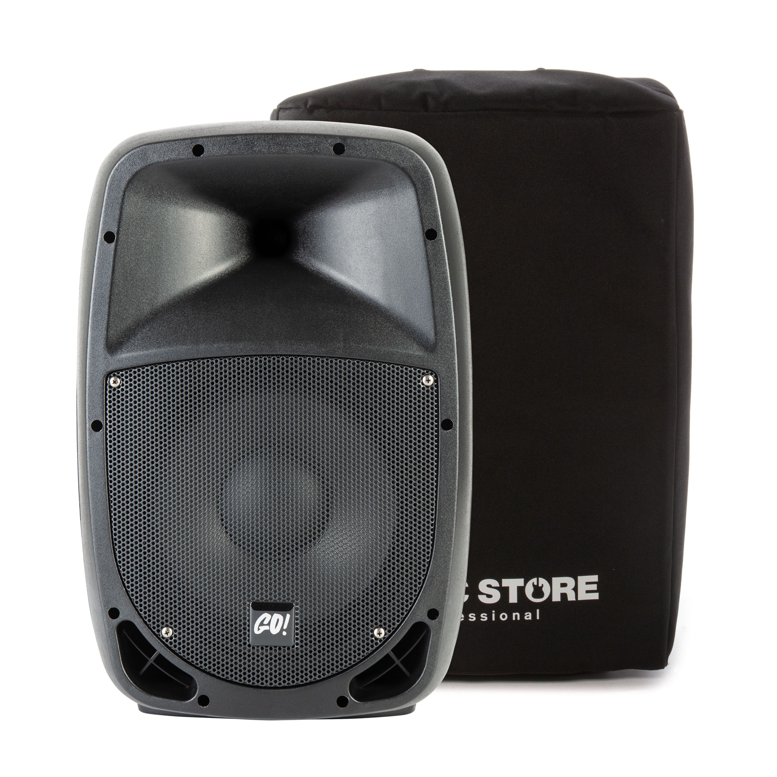 MUSIC STORE Lautsprecher (Passiver Lautsprecher Set, 10 Zoll Lautsprecher, Kunststoffgehäuse)