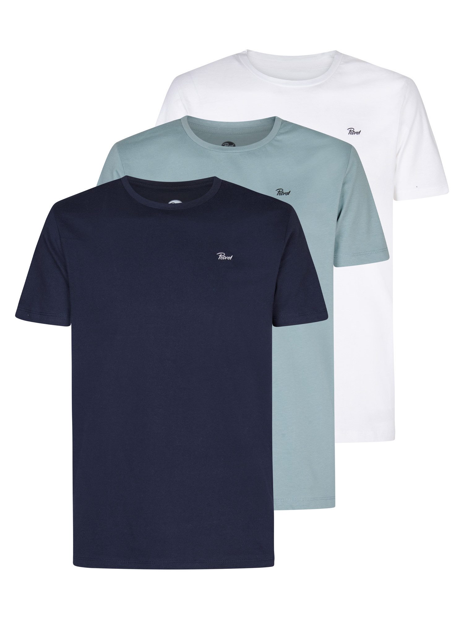 Petrol Industries T-Shirt 3-er Pack T-Shirt günstig online kaufen