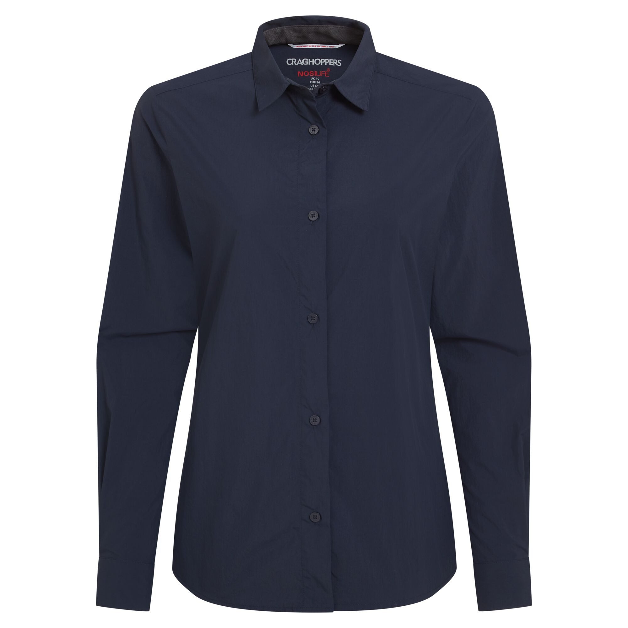 Craghoppers T-Shirt Craghoppers - NosiLife Adventure Funktions Langarm Bluse Alma, navy