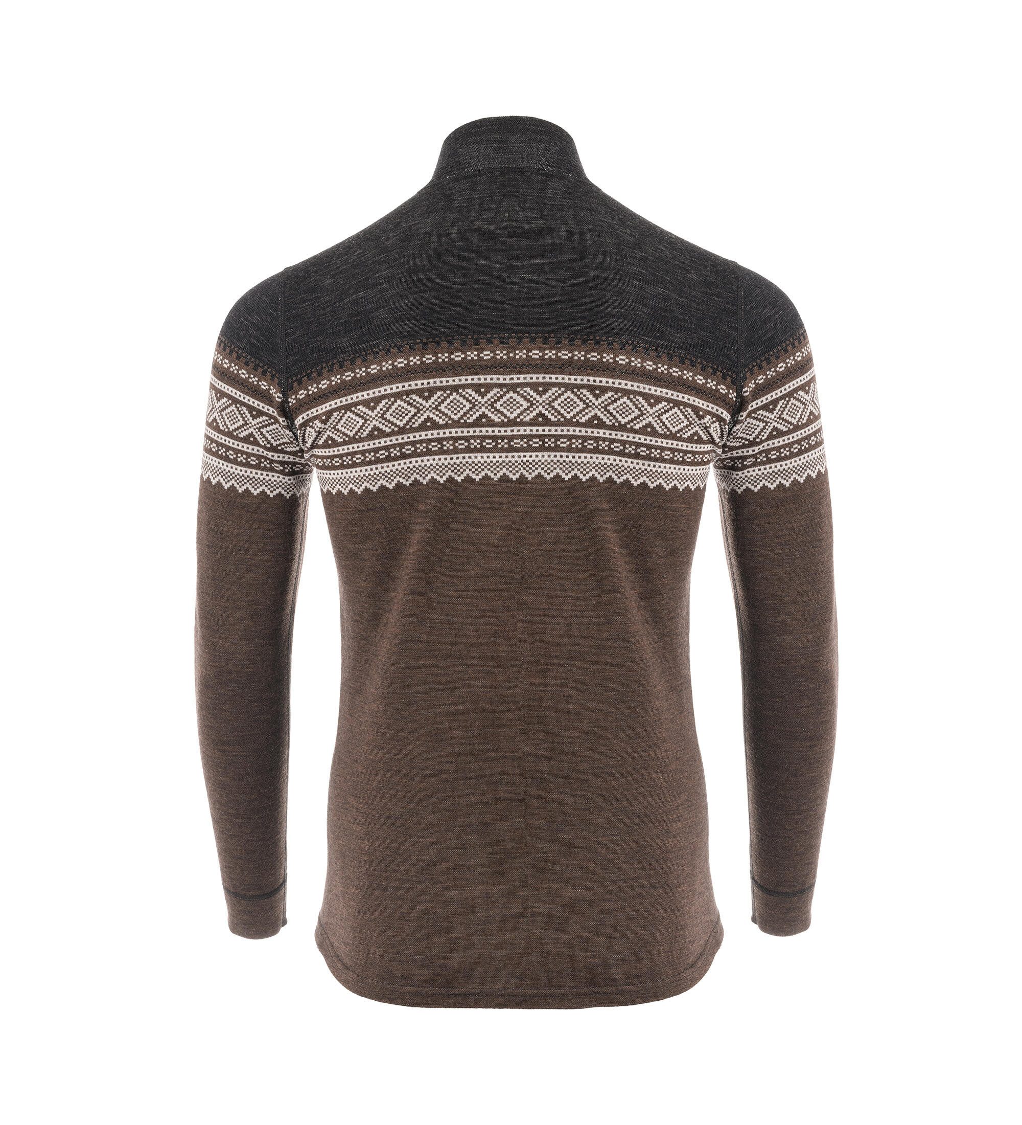Aclima Strickfleece-Pullover DesignWool Marius Mockneck - günstig online kaufen
