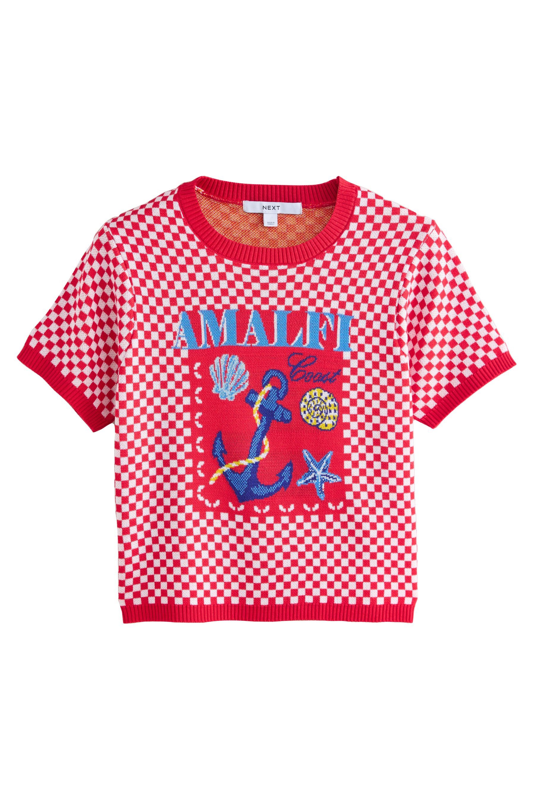 Next T-Shirt T-Shirt mit Vichykaros und günstig online kaufen