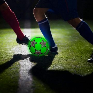 SOTOR Fußball Fußball, im Dunkeln leuchtend 680-700mm Wasserdicht Verformbar, leuchtend