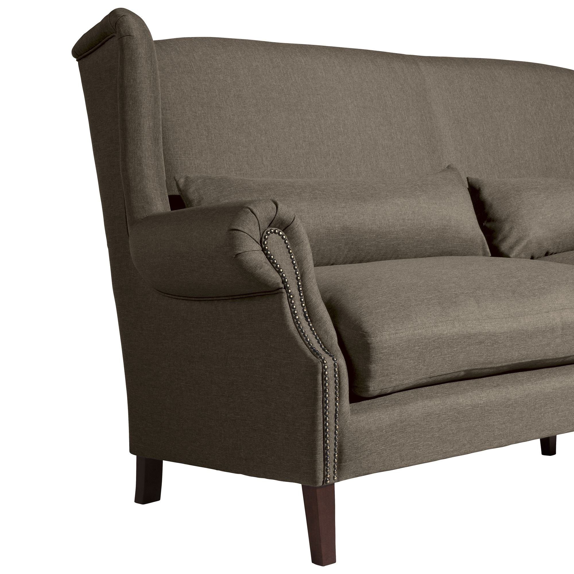Kostenlosem hochwertig Teile, 3-Sitzer Sparpreis Sitz verarbeitet,bequemer Flachgewebe, Kessel (2-geteilt) 58 aufm Bezug Kandy Sofa 1 Versand Sofa inkl.