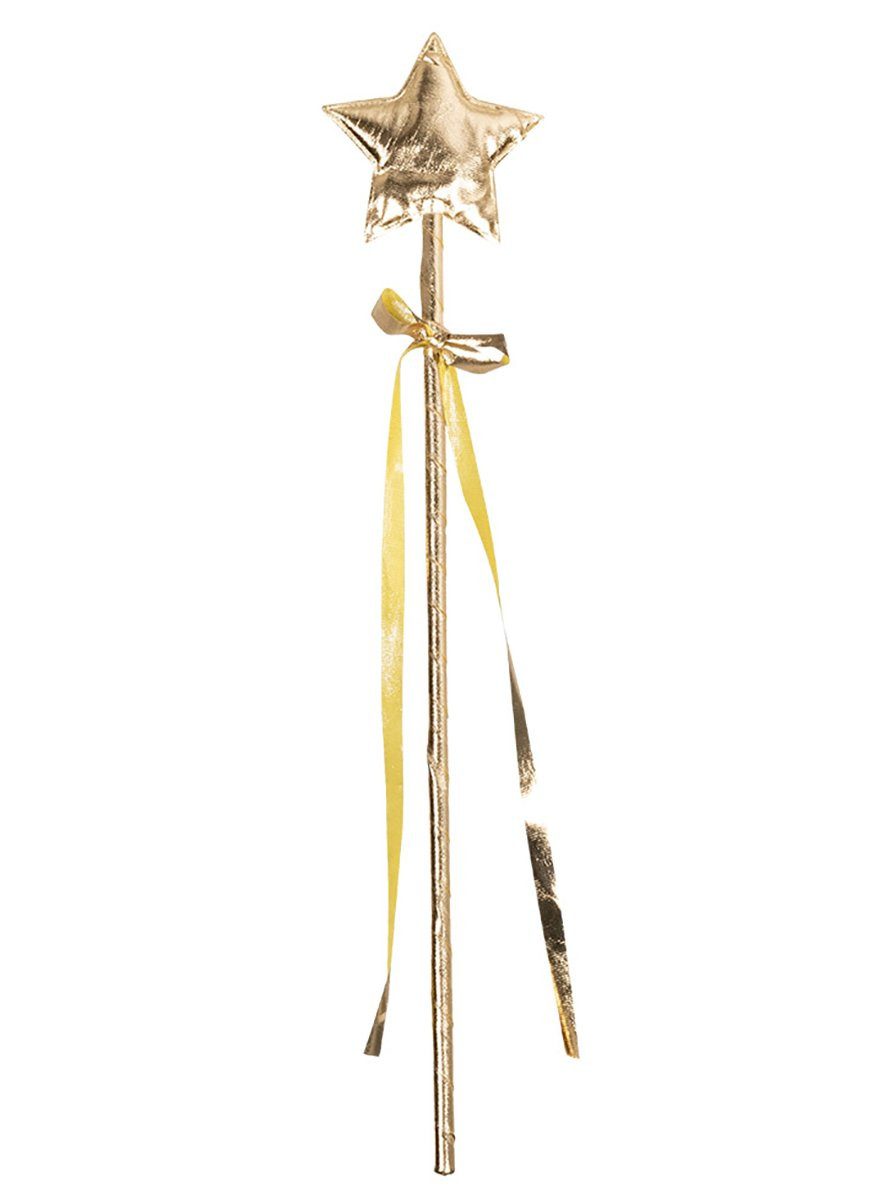 Boland Feen-Kostüm Goldener Feenstab, Zauberstab für Märchenfeen