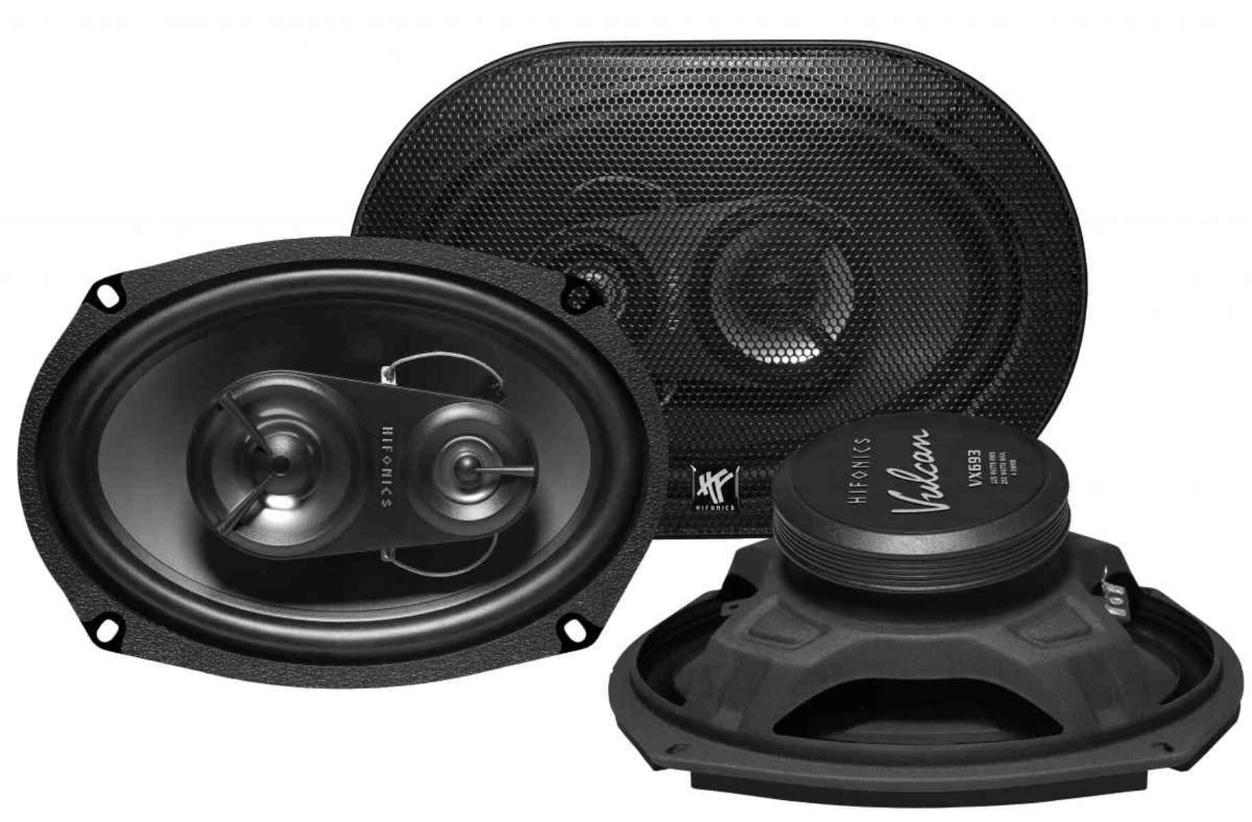 Hifonics Vulcan VX693 6x9er 3-Wege Lautsprecher Auto-Lautsprecher (125 W)